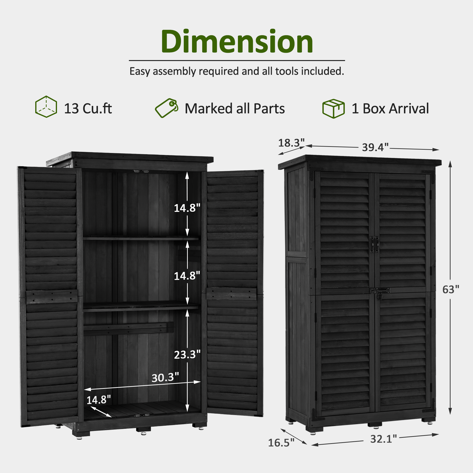 Outdoor Storage Cabinet, 0870