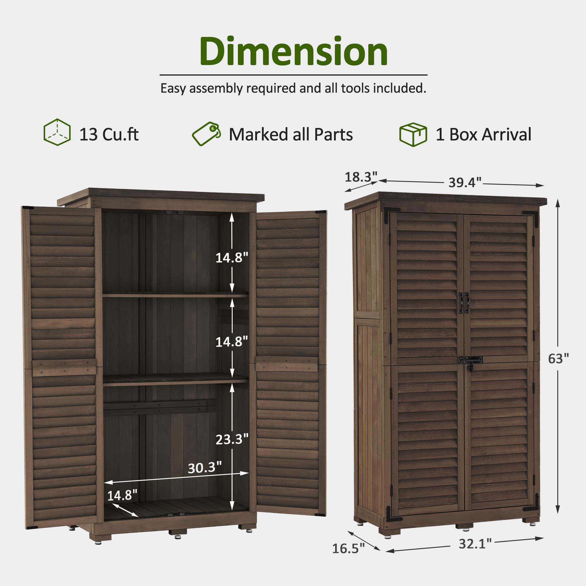 Outdoor Storage Cabinet, 0870