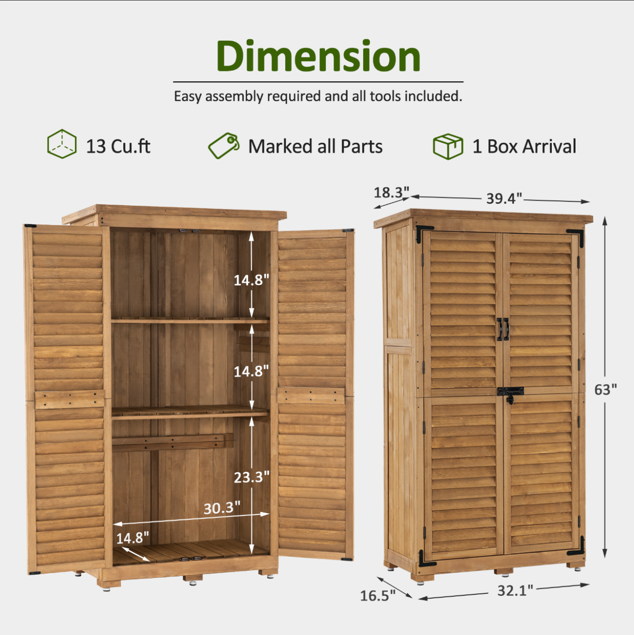 Outdoor Storage Cabinet, 0870