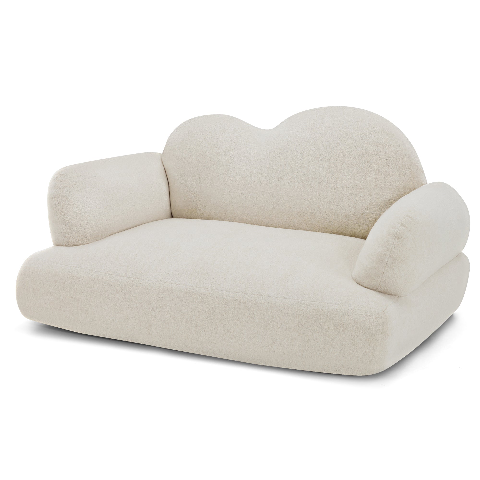 Lovupet Dog Sofa Couch for Medium Breed, Soft Full Foam Dog Couch Bed with Anti-Slip Bottom, PS695