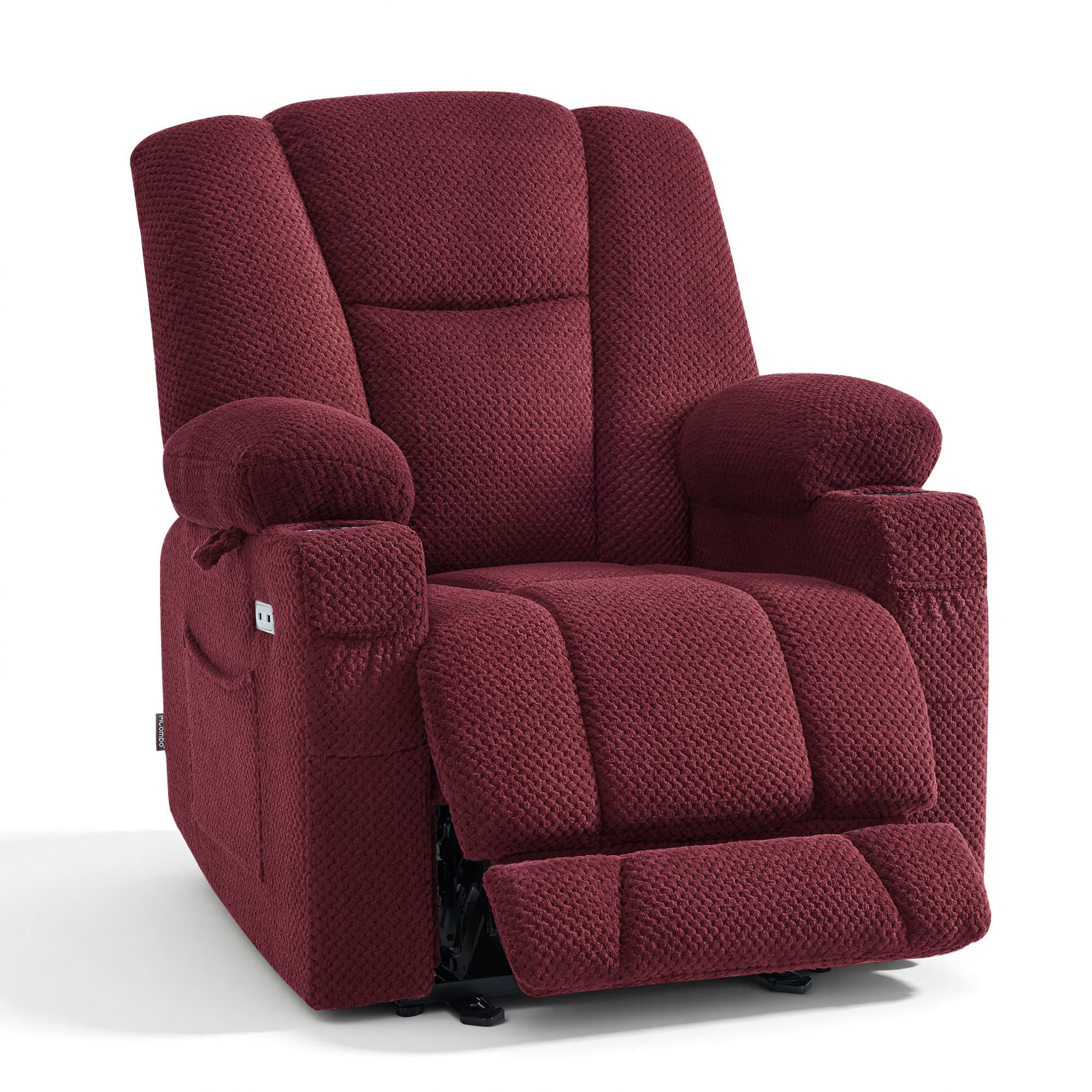Power Recliner Chair with Massage and Heat, Fabric 8015|8017