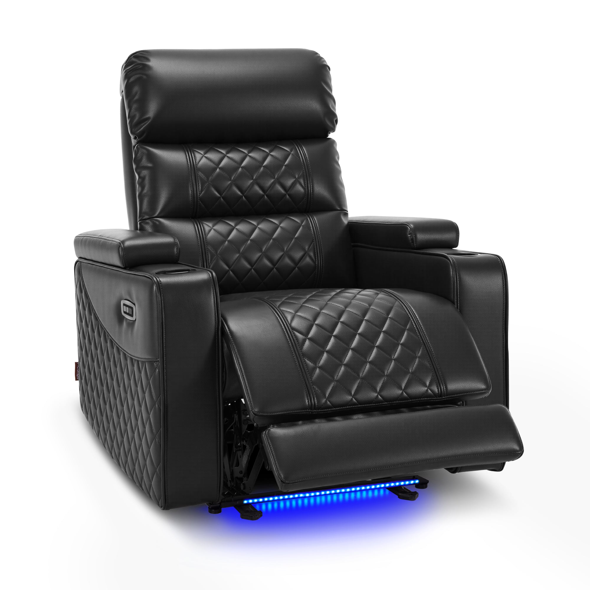 Power Recliner Chair, Home Theater Seating, Faux Leather HTS442