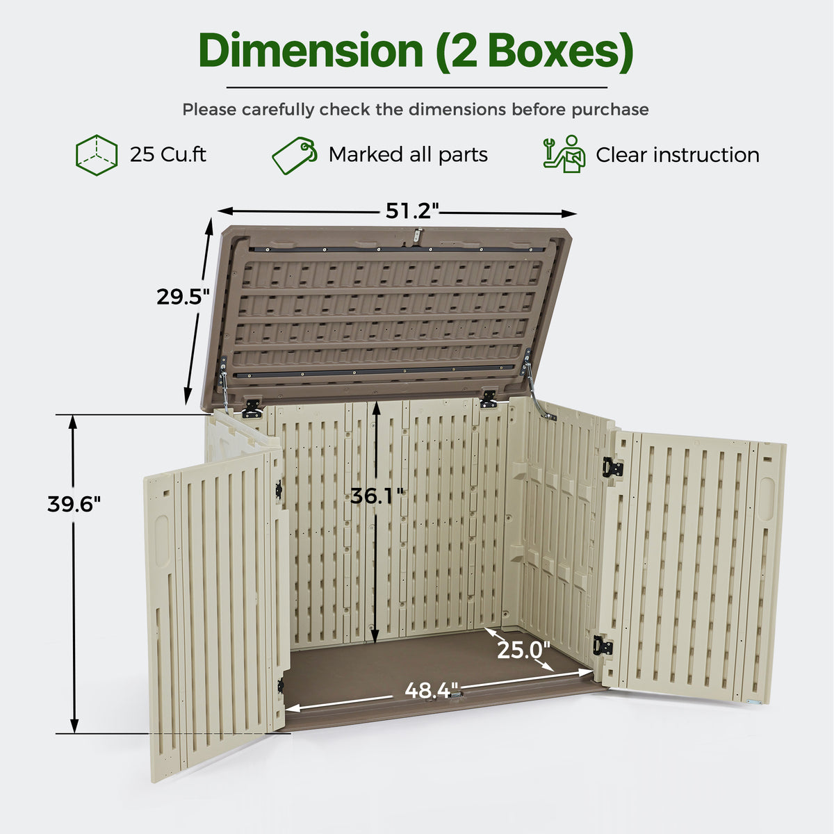 Small Plastic Storage Shed, SU5437|ST5737