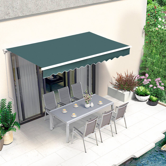 MCombo Patio Awning 10x8 /12x10 /13x8 Feet Fabric Replacement Sunshade Canopy for Retractable Awnings
