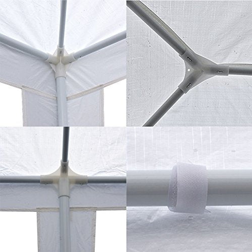 Mcombo 10'x30' White Canopy Party Outdoor Gazebo Wedding Tent 5 Removable Walls