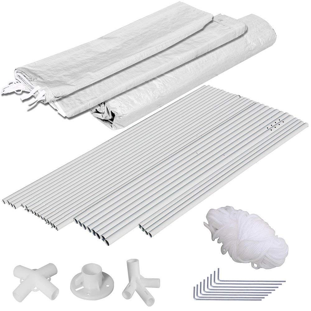 Mcombo 10'x30' White Canopy Party Outdoor Gazebo Wedding Tent 5 Removable Walls