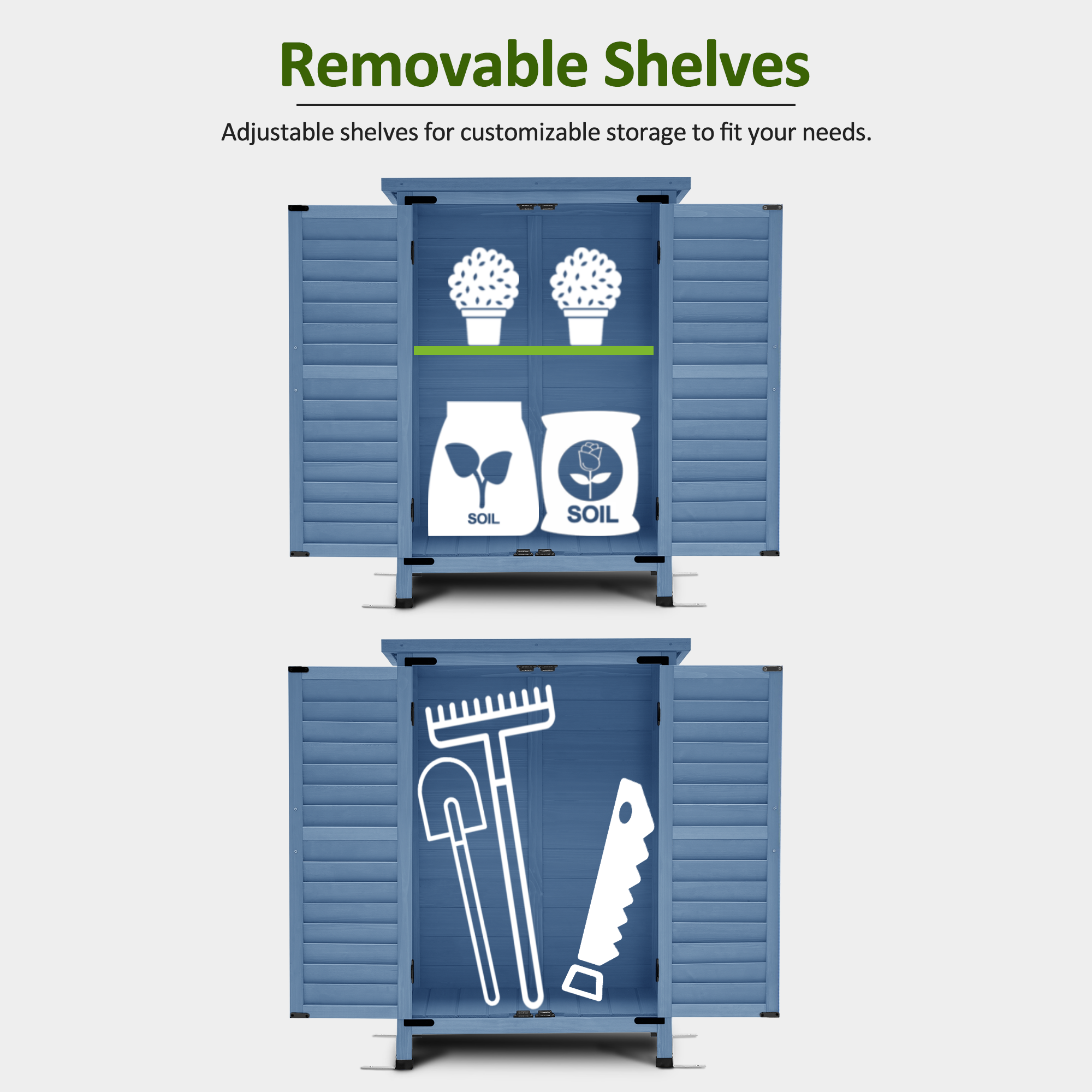 Small Outdoor Storage Cabinet, 0985