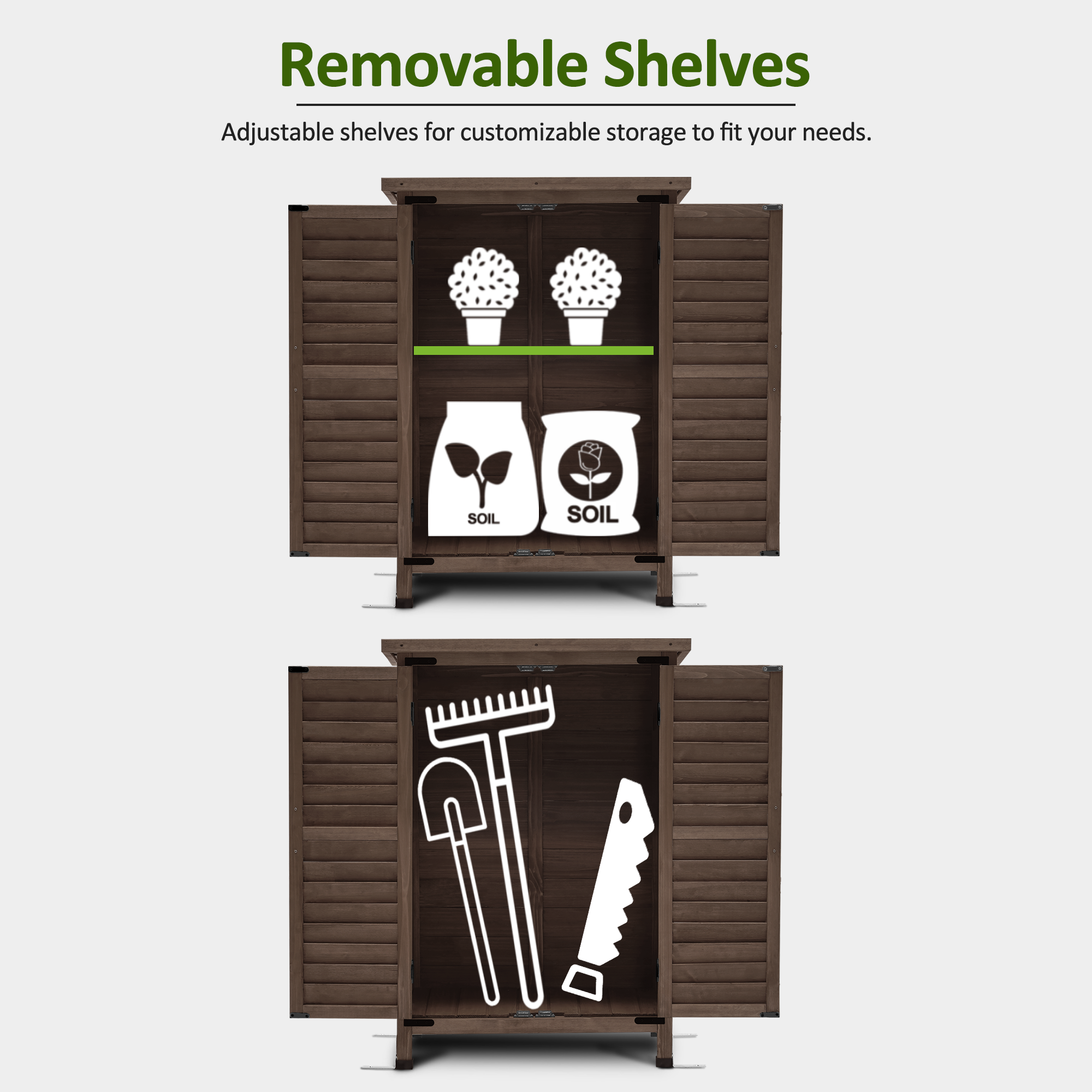 Small Outdoor Storage Cabinet, 0985