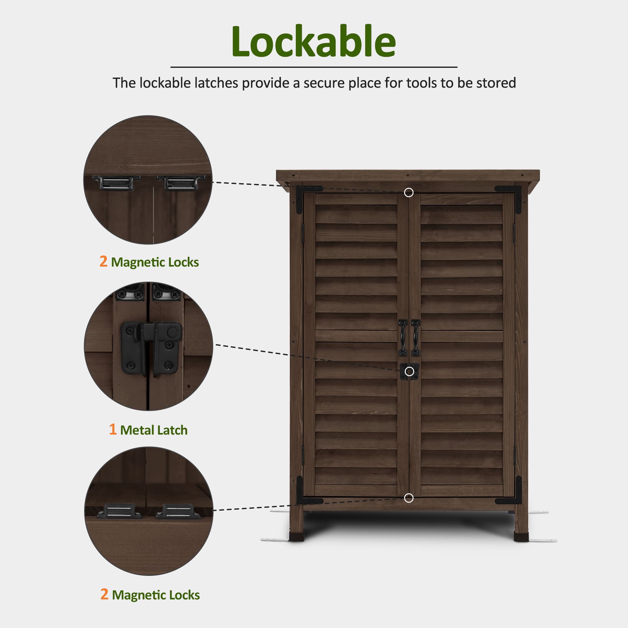 Small Outdoor Storage Cabinet, 0985