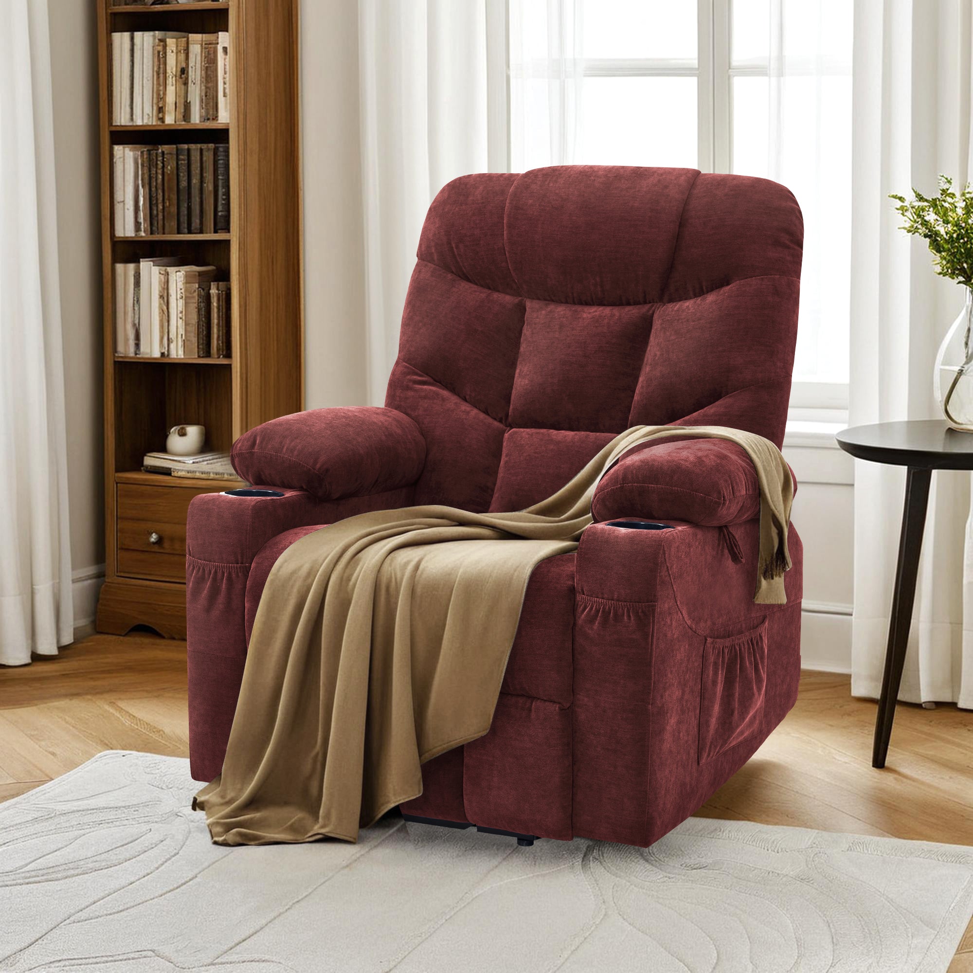 Power Lift Recliner Chair for Elderly, Fabric 7283|7287|R7289