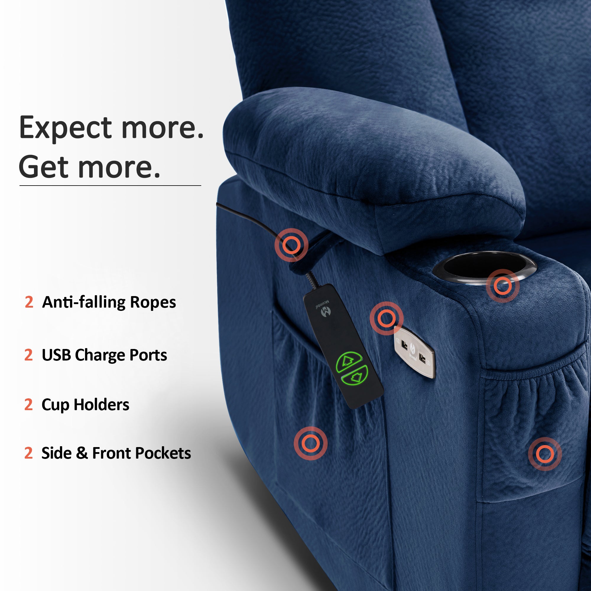 Power Lift Recliner Chair for Elderly, 7507