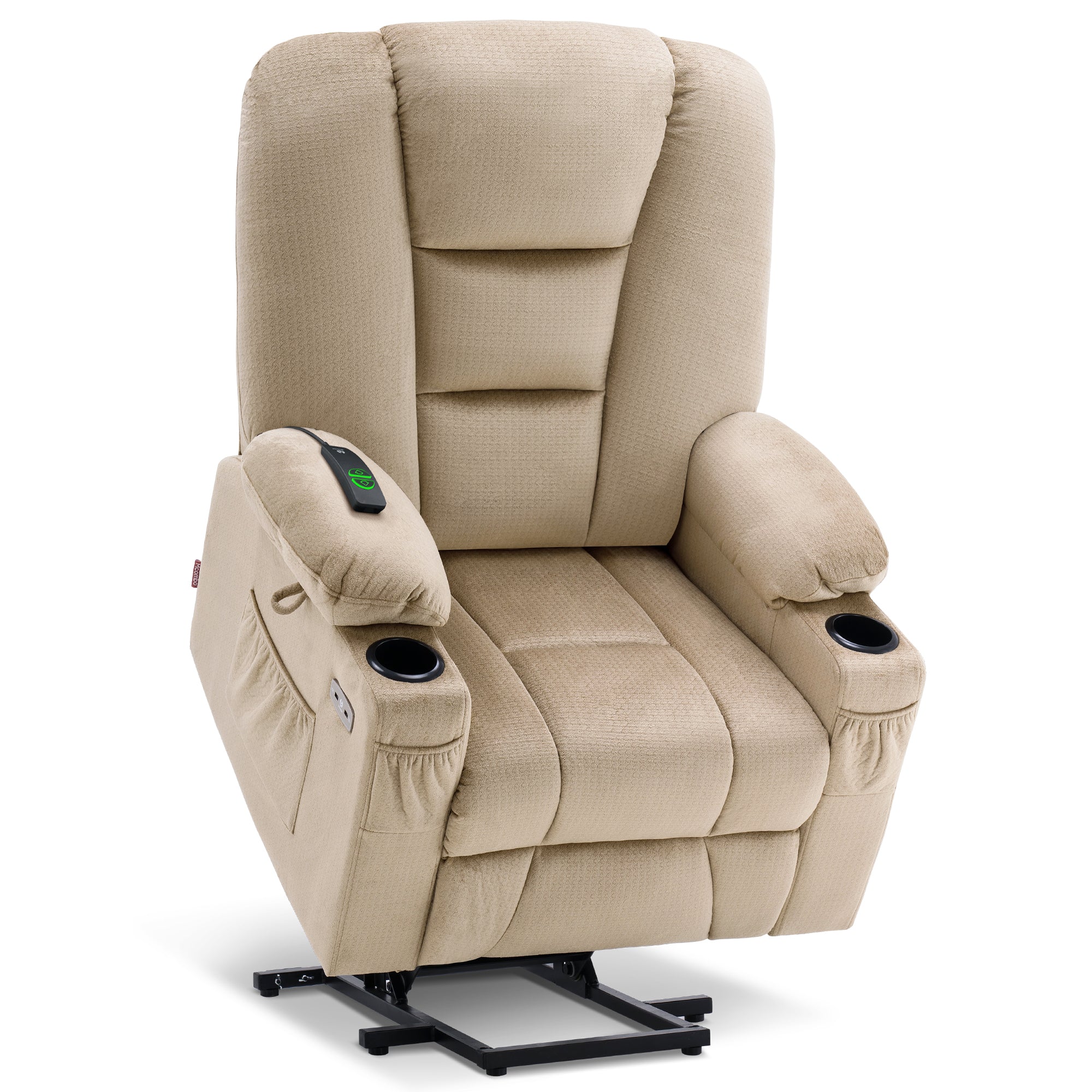 Power Lift Recliner Chair, Massage and Heat, Fabric 7549|R7541|R7561