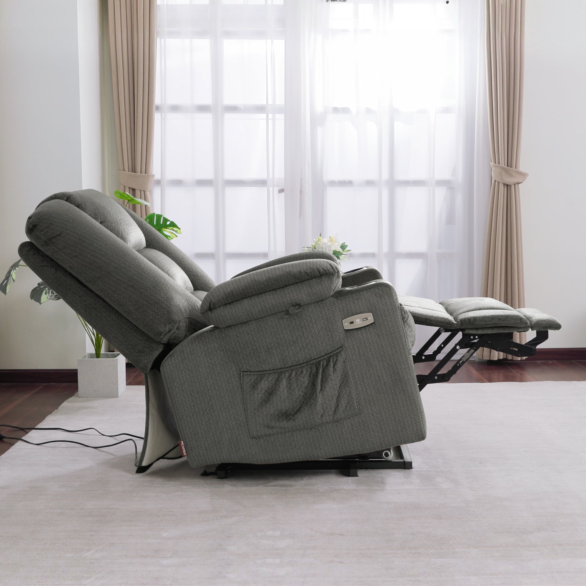 Power Lift Recliner Chair, Massage and Heat, Fabric 7549|R7541|R7561