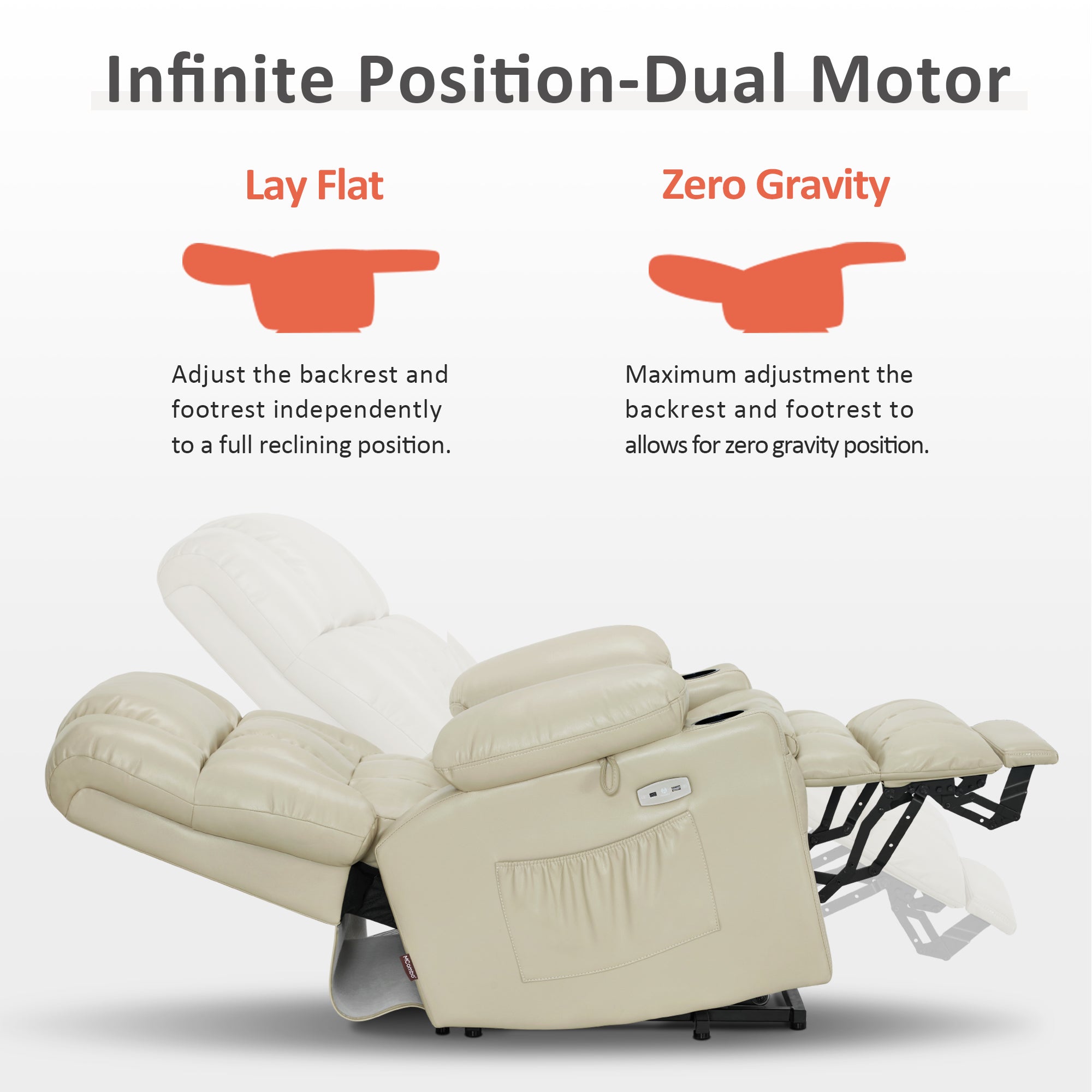 Power Lift Recliner Chair for Elderly, Dual Motor, Massage and Heat, Faux Leather 7890|7893|7896|R7891|R7897|R7894