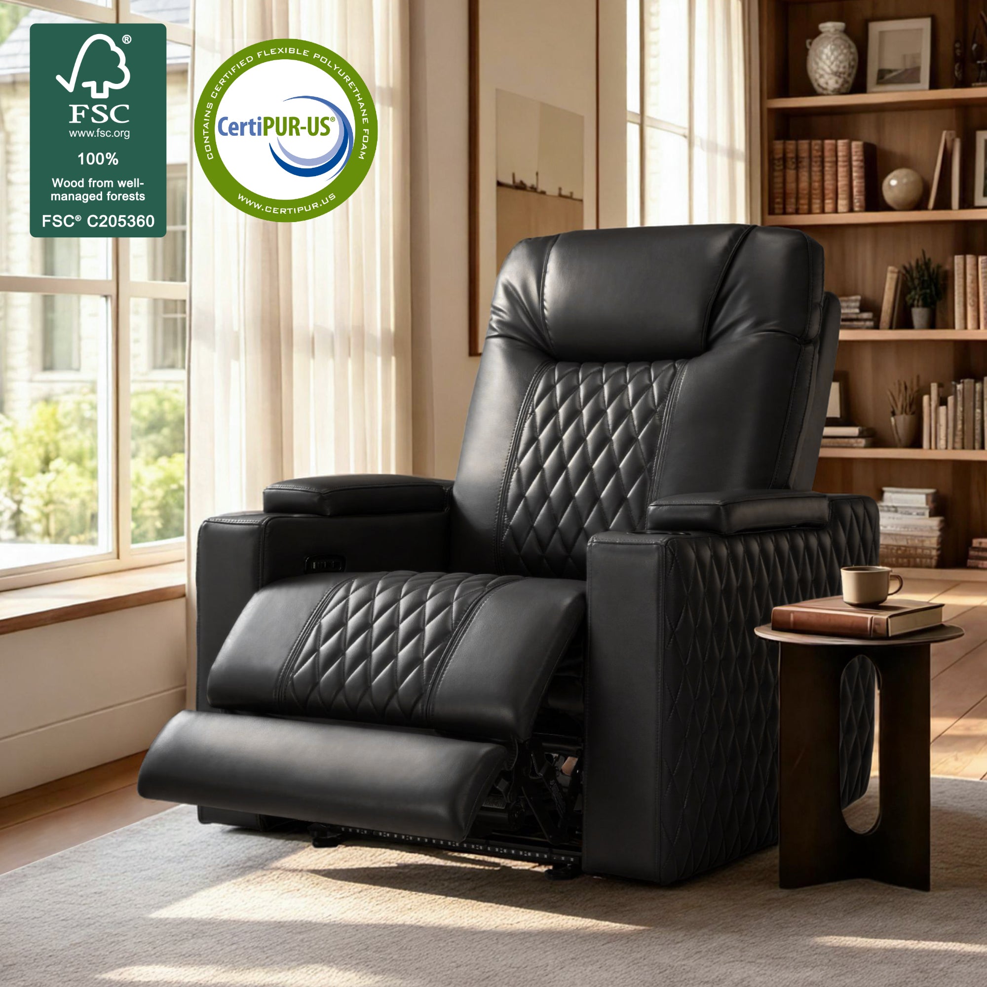 Power Recliner Chair, Home Theater Seating,HTS401