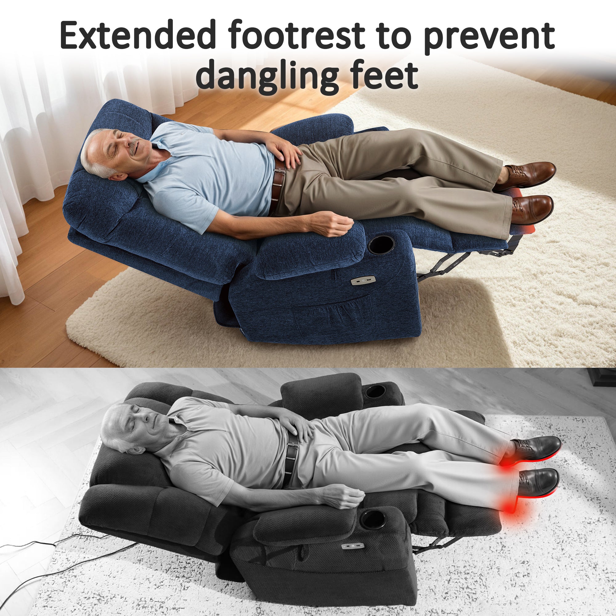 Power Lift Recliner Chair for Elderly, Fabric 7283|7281|7287|R7289|R7399