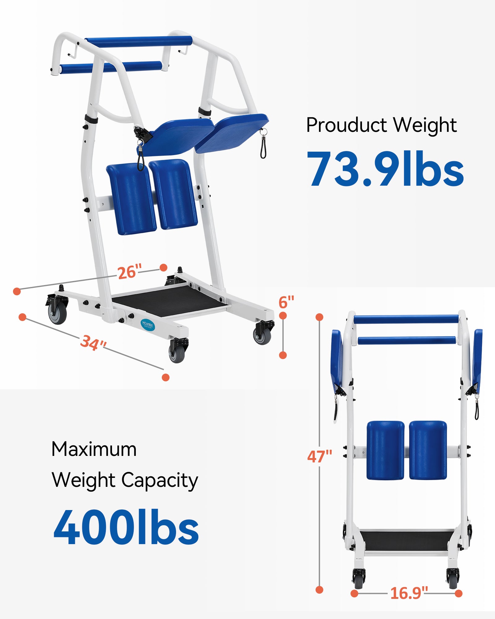 Stand Assist Patient Lift, Patient Transport, STA446