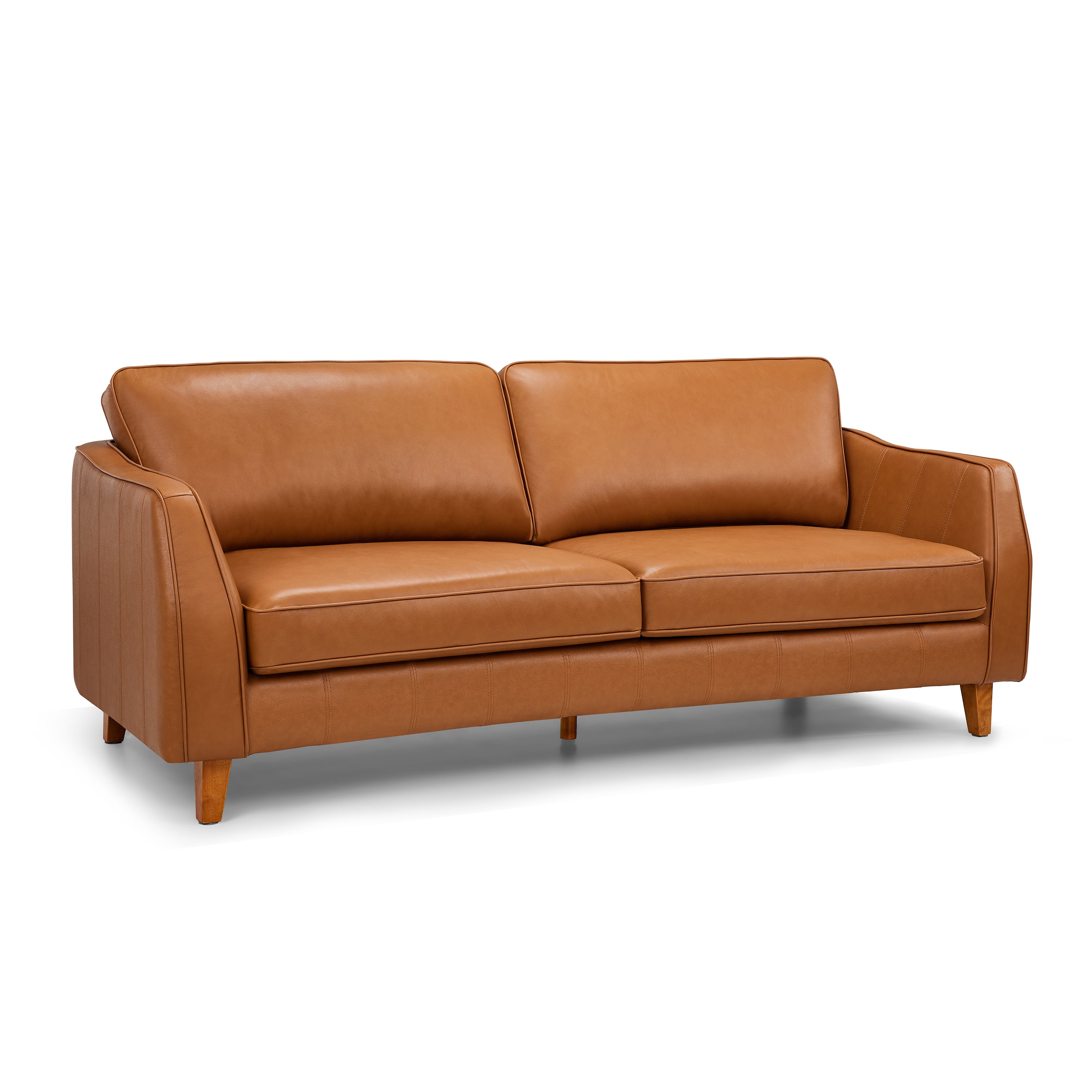 84 In Oversized Genuine Napa Leather Loveseat Sofa VE727 – MCombo