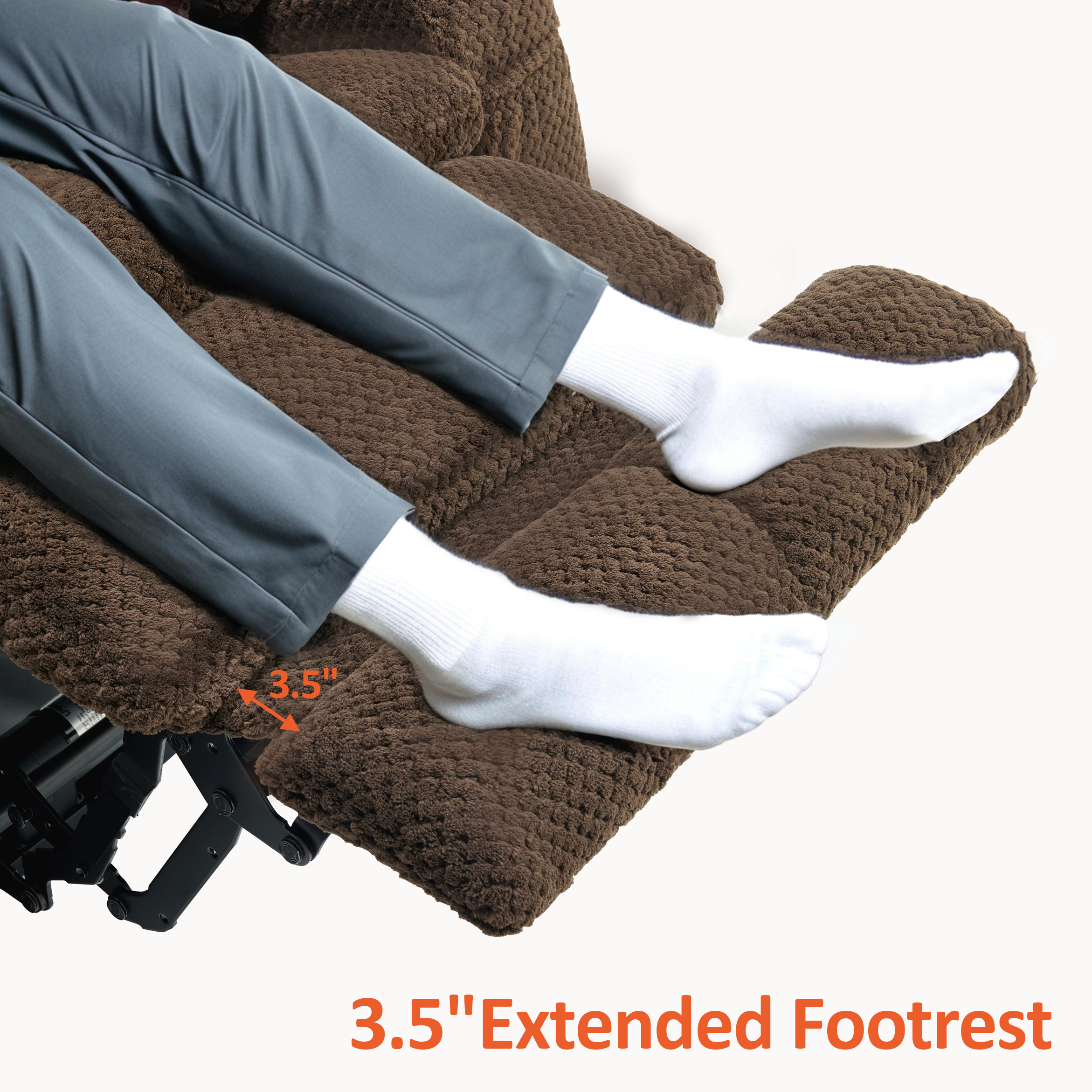 Power Reclining Loveseat with Heat and Massage, Fabric 6314|6316M3