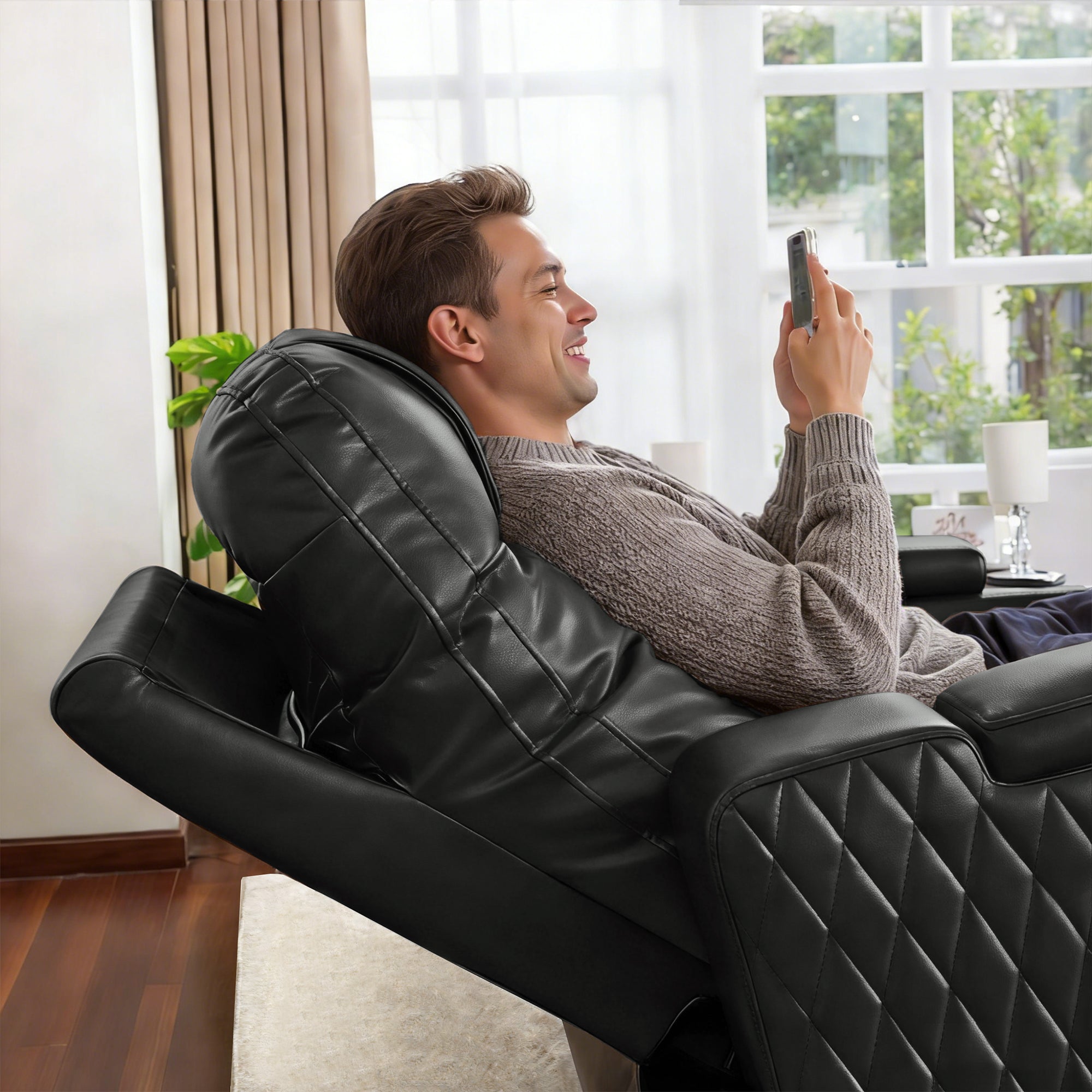 Power Reclining Loveseat,Home Theater Seating, HTS830