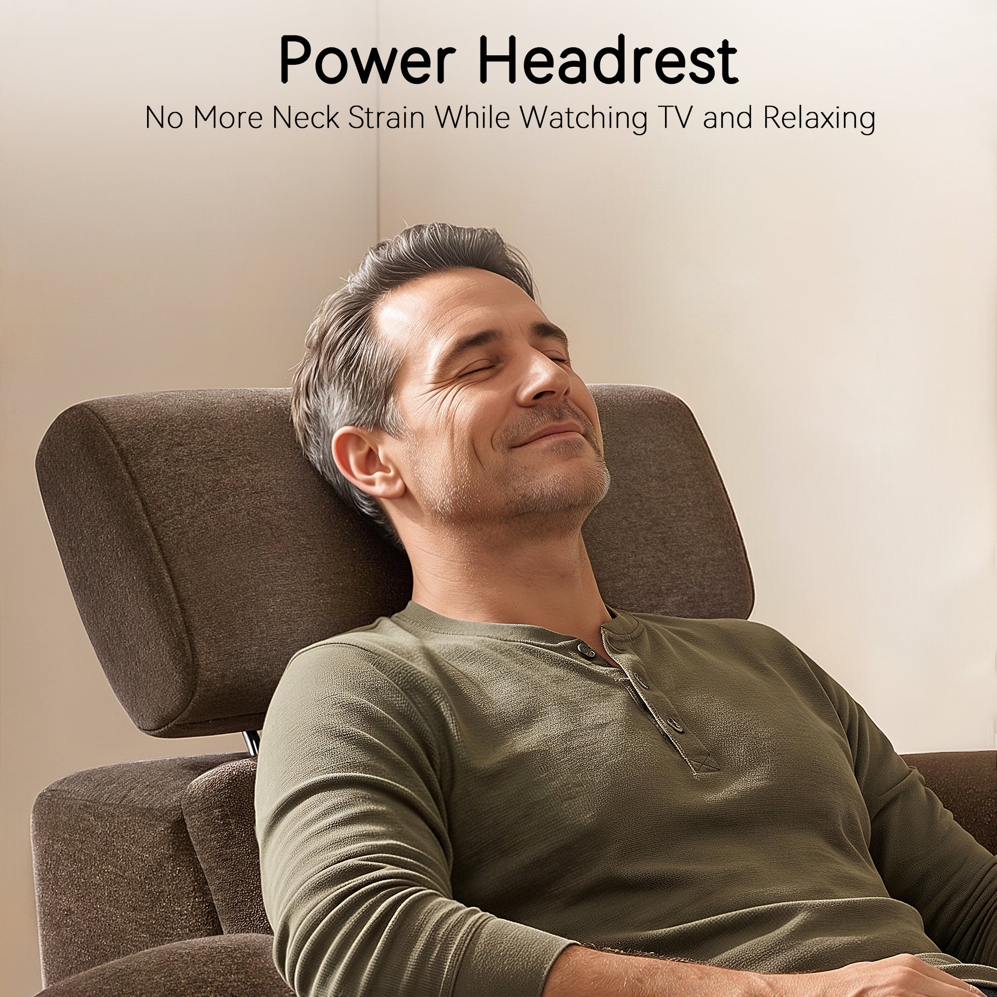 Wall Hugger Power Recliner Chair for Small Spaces, RV & Living Room HL164