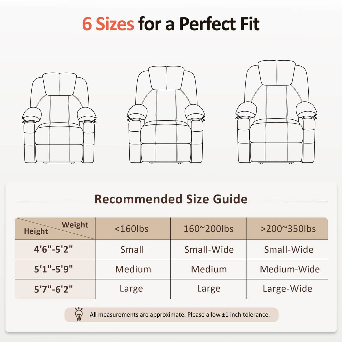 Power Lift Recliner Chair for Elderly, Massage and Heat, Fabric 7040|7516|7141|R7042|R7045|R7510