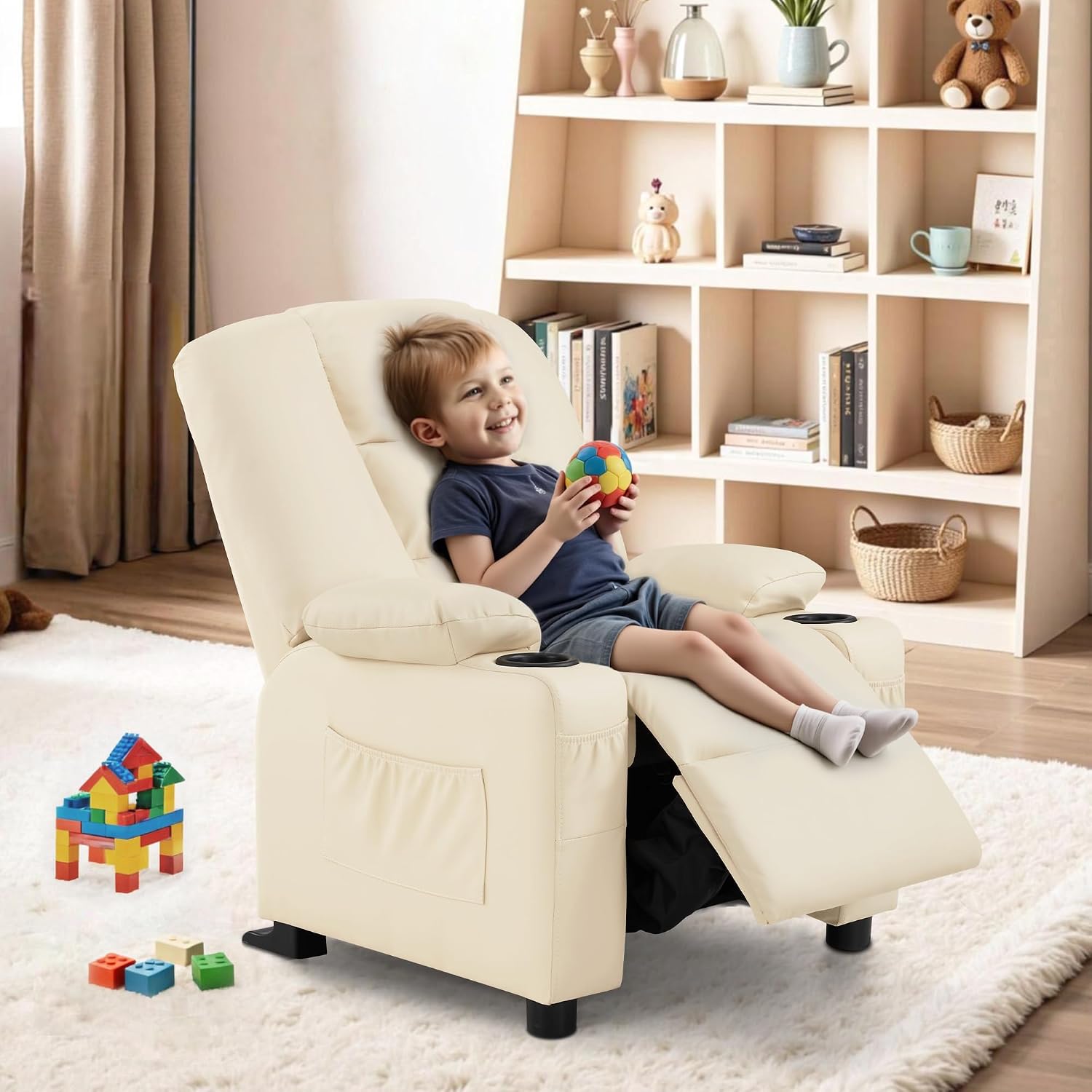 Big Kids Recliner for Ages 3+, Toddlers Recliner Sofa 7322