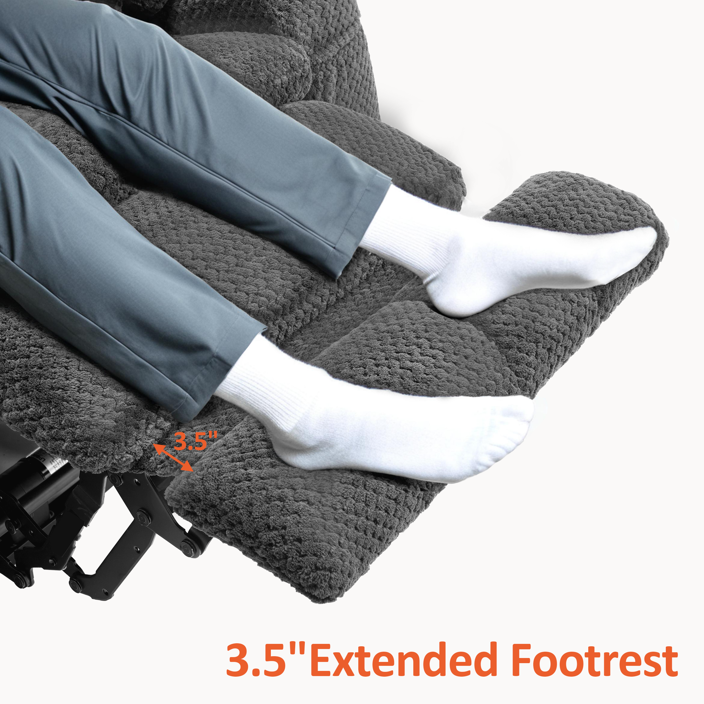 Power Reclining Loveseat with Heat and Massage, Fabric 6314|6316M3
