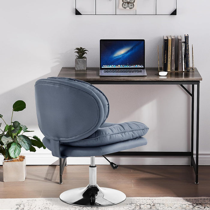 MCombo Swivel Accent Chair with Height Adjustment, Upholstered Desk Chair for Living Room Office 4846/4473
