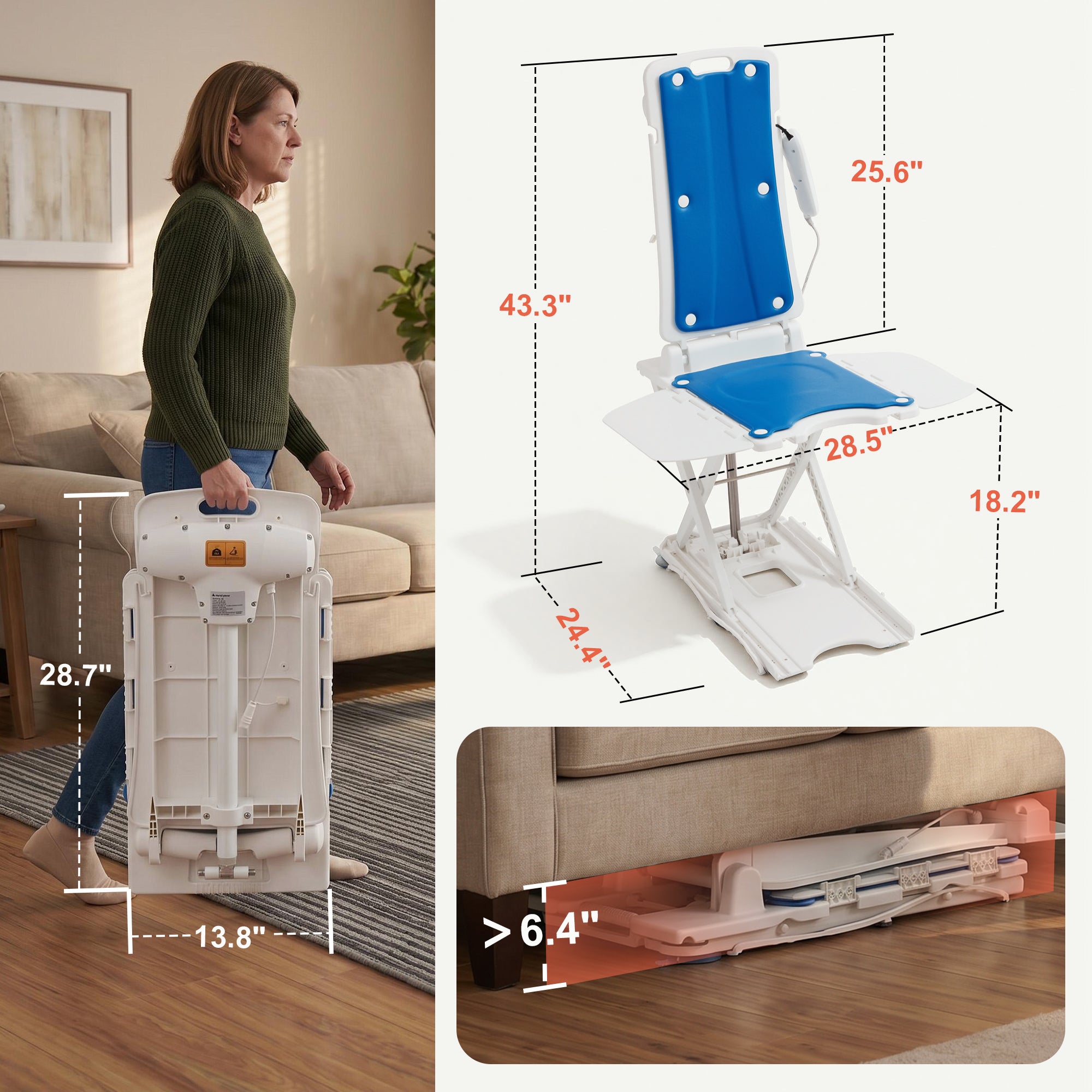 Electric Bath Lift Chair, BA226BU