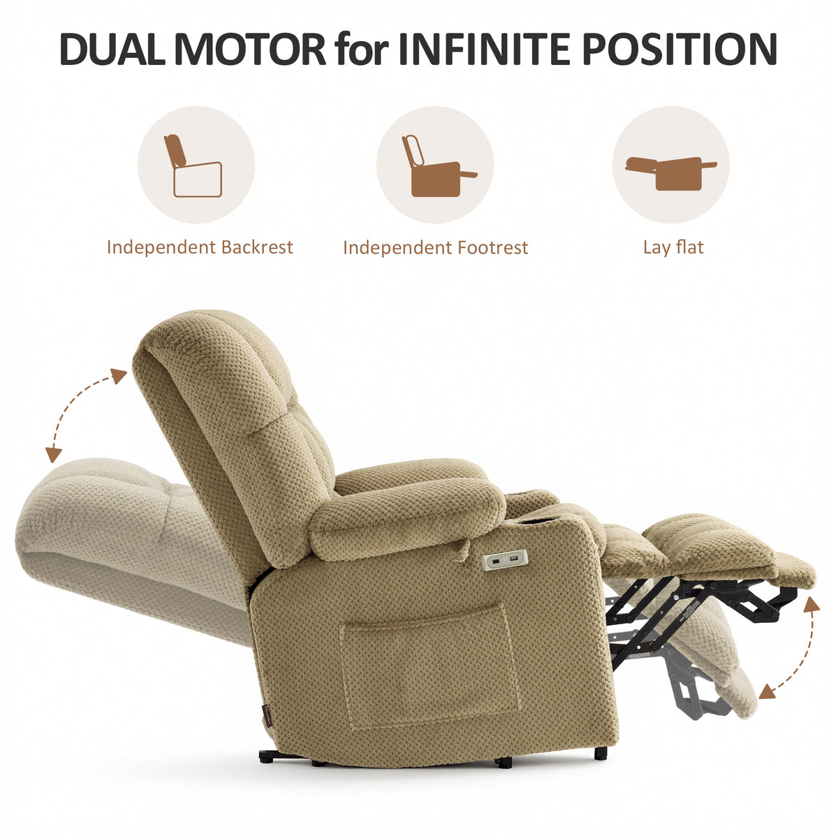 Dual Motor Fabric Power Lift Recliner, 7890|7893|7896|R7897|R7891|R7894