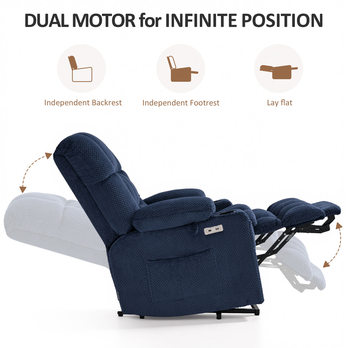 Dual Motor Fabric Power Lift Recliner, 7890|7893|7896|R7897|R7891|R7894