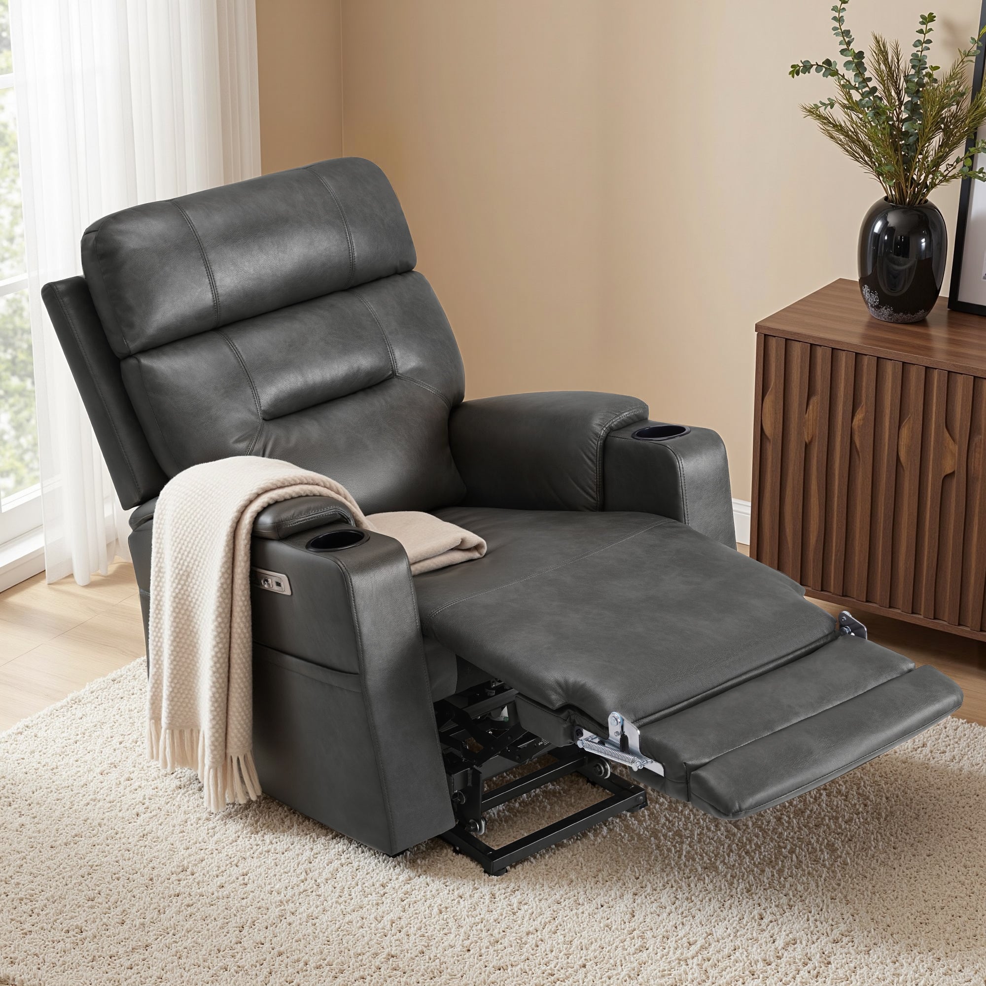 Dual Motor Power Lift Recliner Chair for Elderly