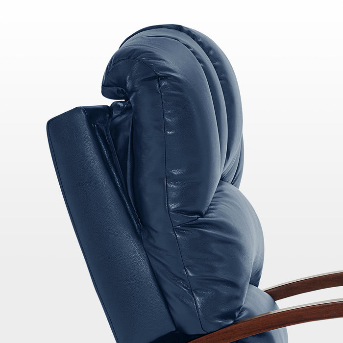 MCombo Power Swivel Glider Rocker Recliner with Adjustable Headrest for Nursery, Breathable Leather PR616
