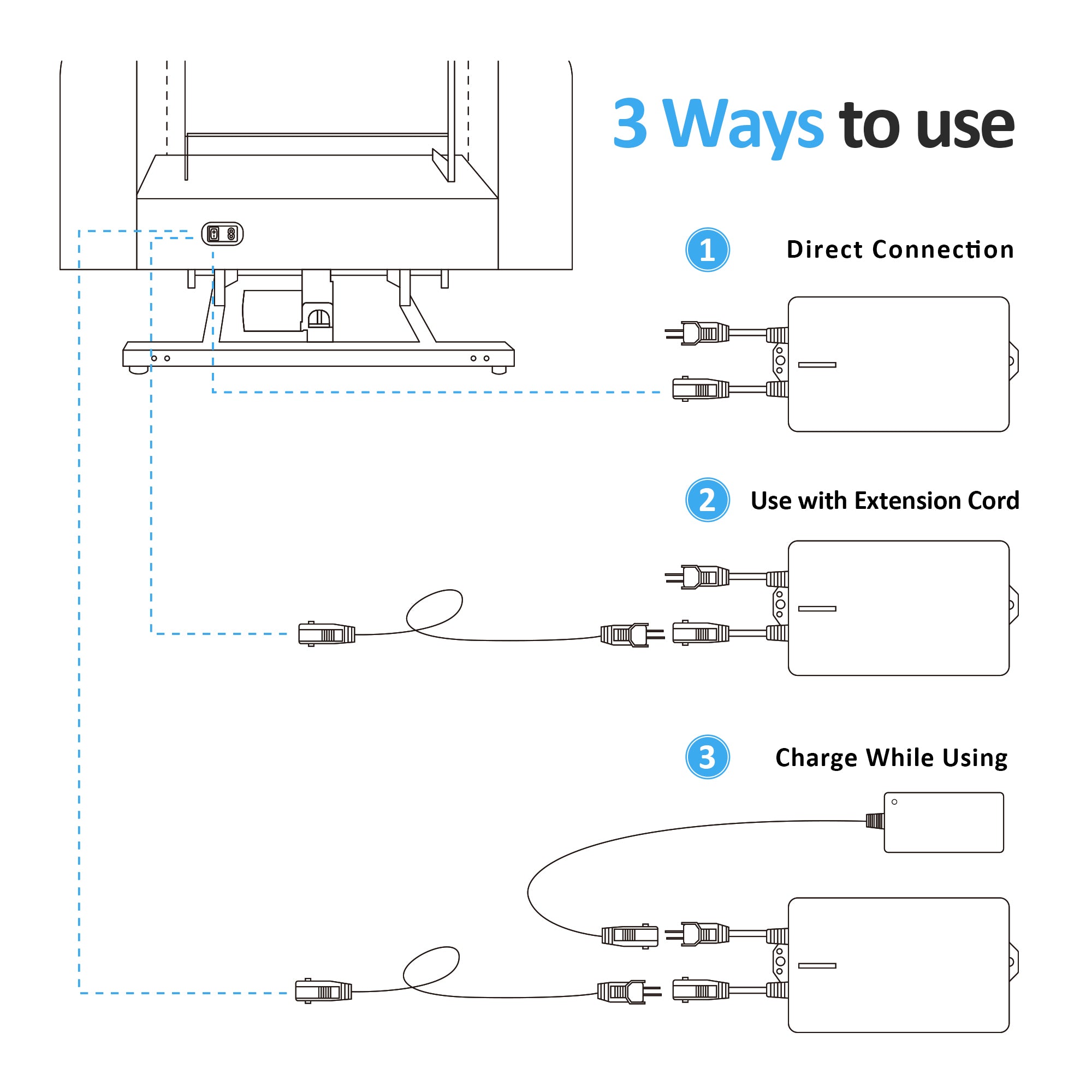 Universal Battery Pack - Fits 2-Pin Connection, BT1800