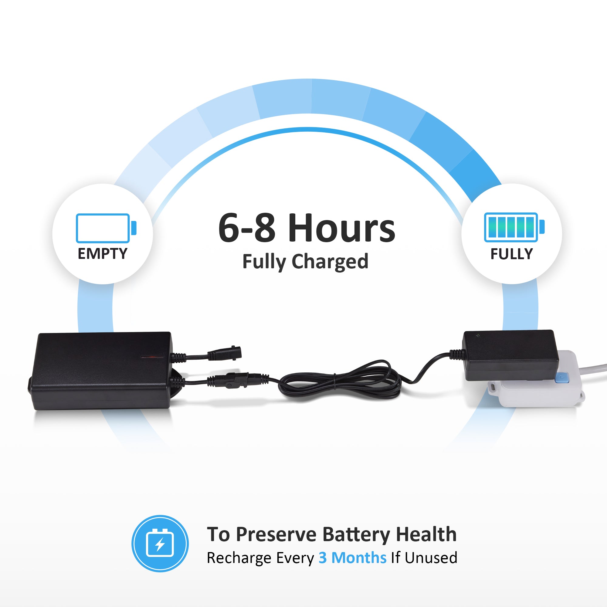 Universal Battery Pack - Fits 2-Pin Connection, BT1800