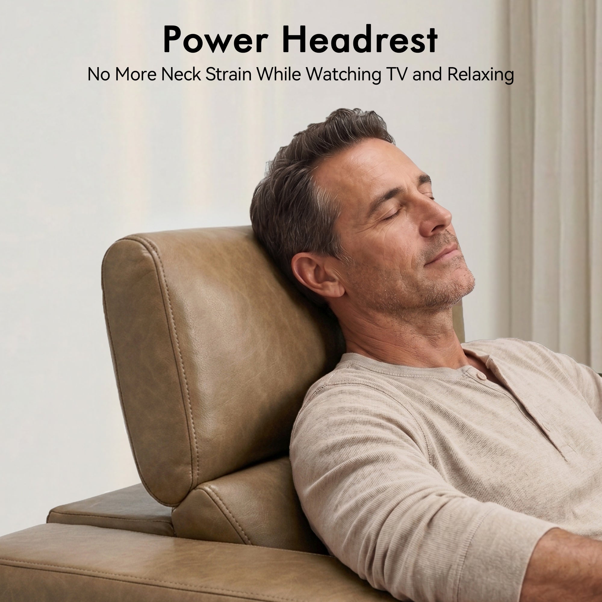 Zero Wall Hugger Power Recliner with Power Headrest, HL128