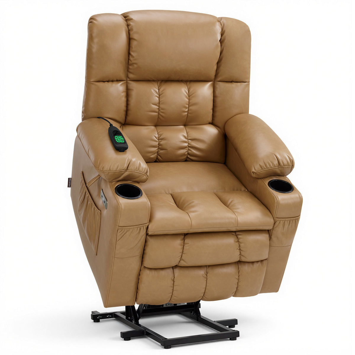 Dual Motor Power Lift Recliner Chair, Massage and Heat, Lay Flat for Sleeping, Faux Leather 7890|7893|7896|R7891|R7897|R7894