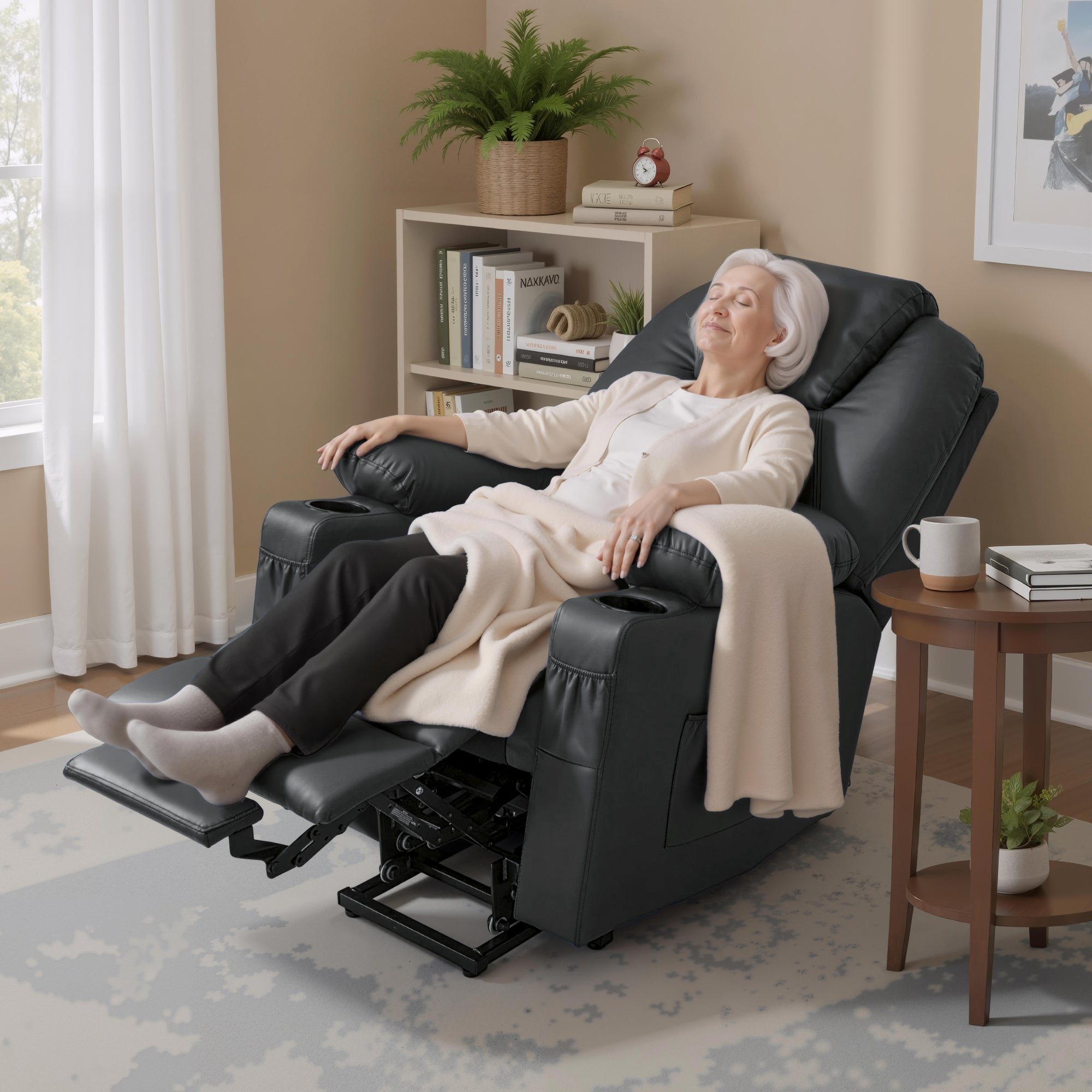 Massage and Heat, Lift Recliner Chair for Elderly