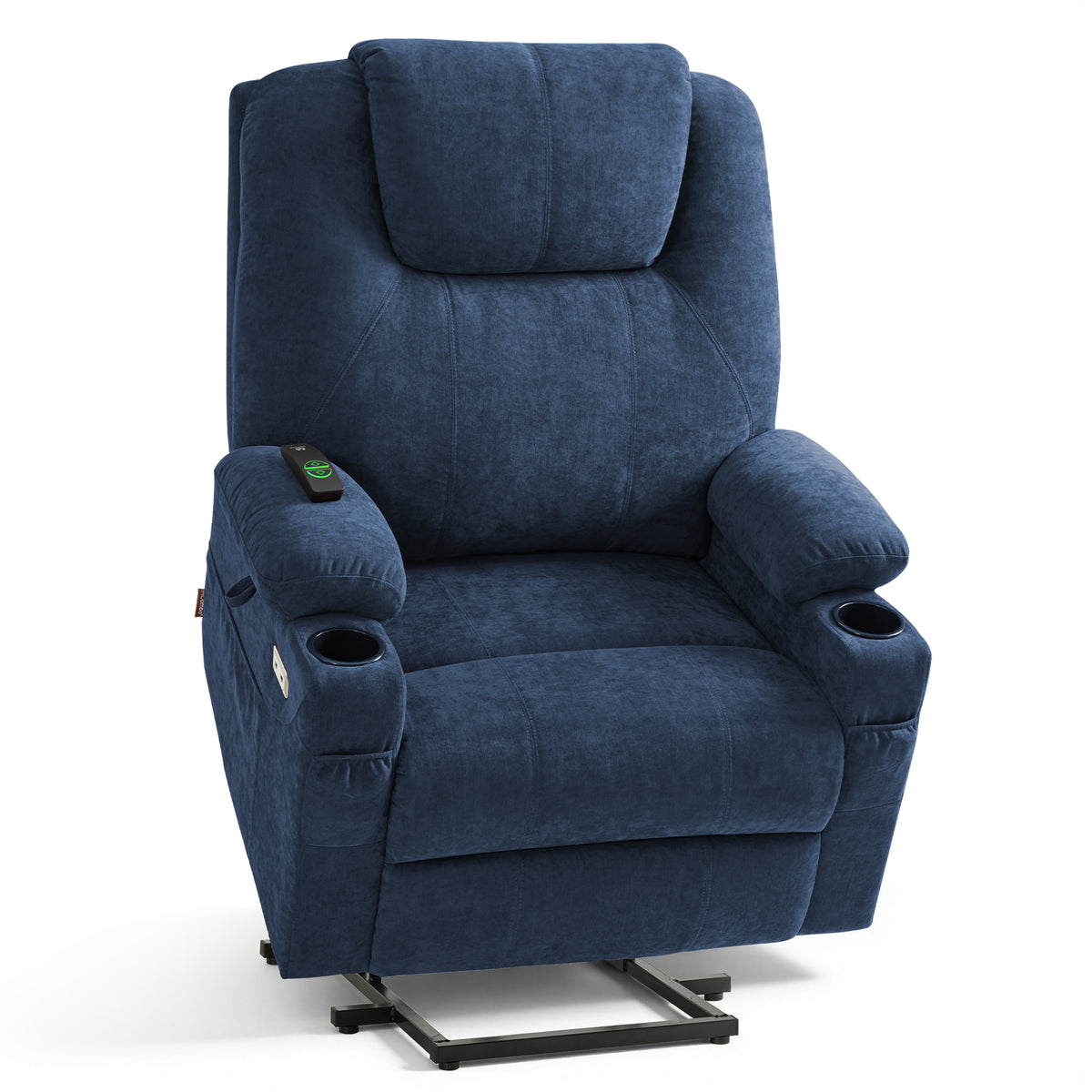 Power Lift Recliner Chair for Elderly, Massage and Heat, Fabric 7040|7516|7141|R7042|R7045|R7510