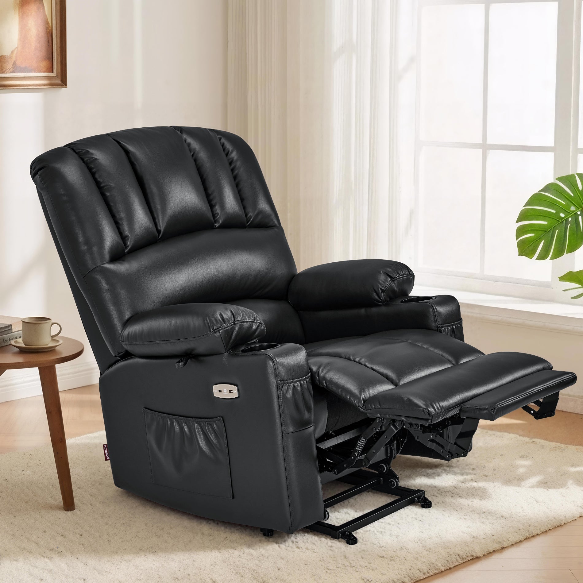 Power Lift Recliner Chair, Massage and Heat, Faux Leather 7095|7099|R7092|R7096