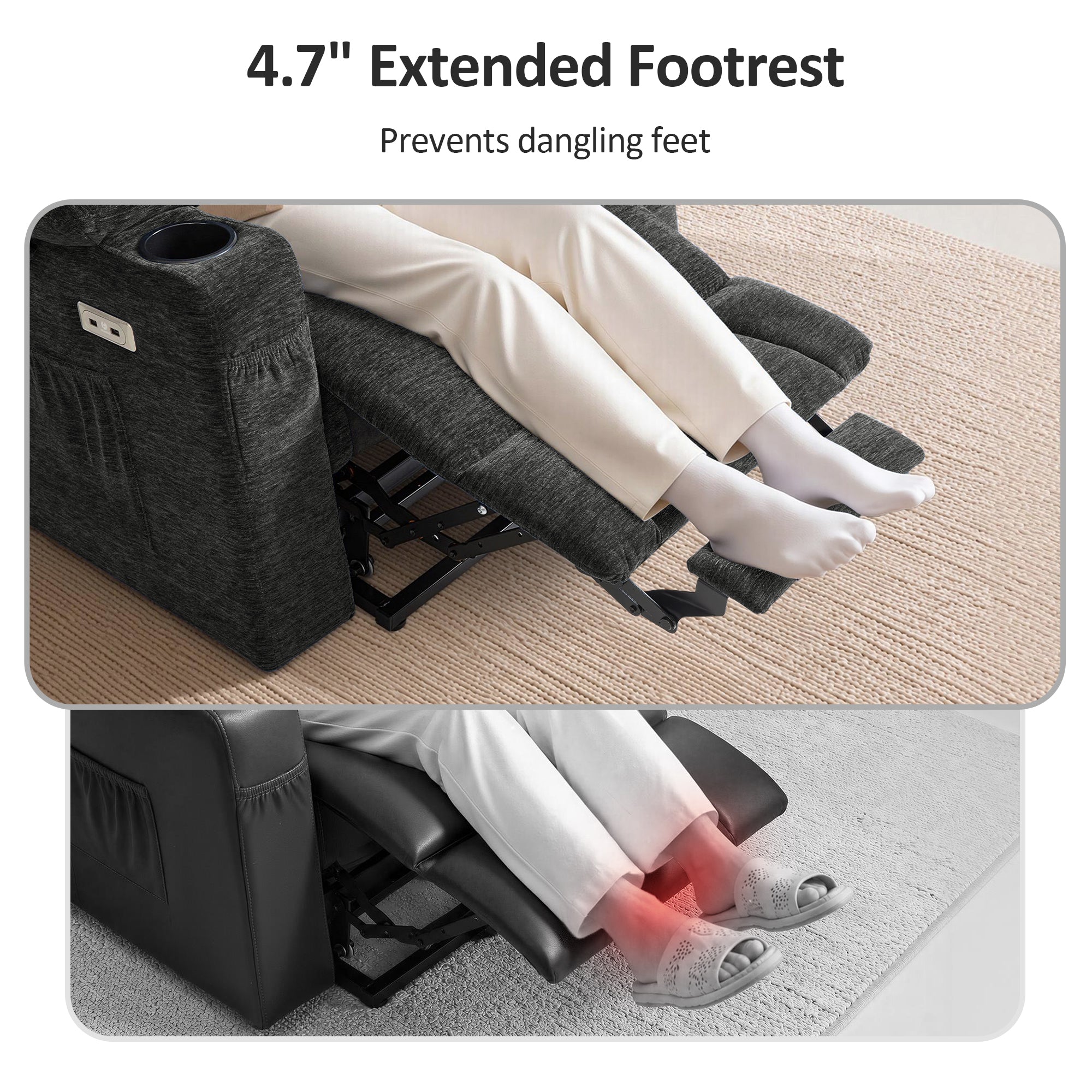 Power Lift Recliner with Airbag Massage for Eldery 7507