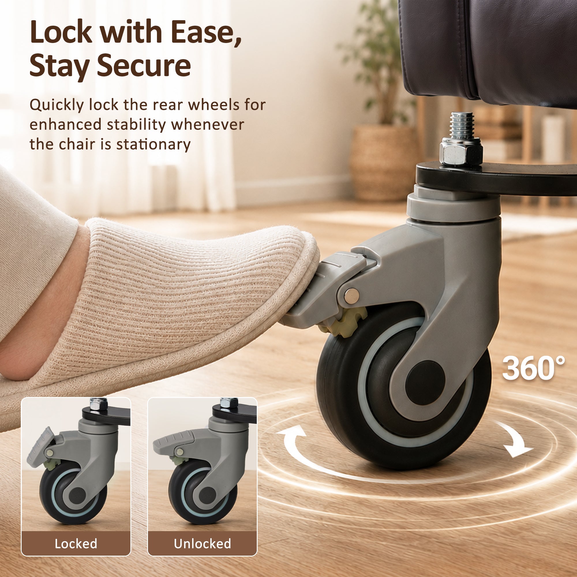 Power Lift Recliner with Wheels & Removable Armrests 7118