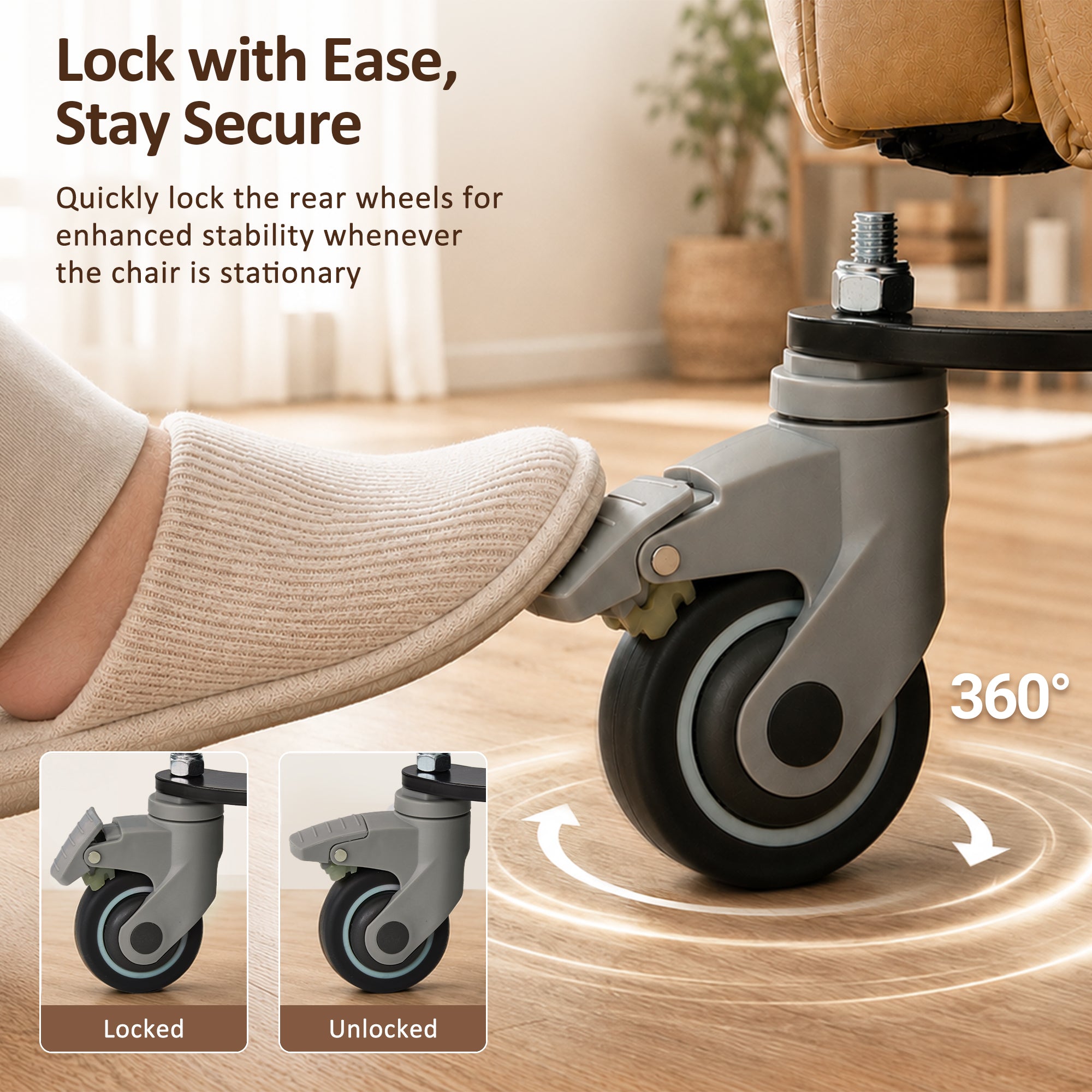 Power Lift Recliner with Wheels & Removable Armrests 7118