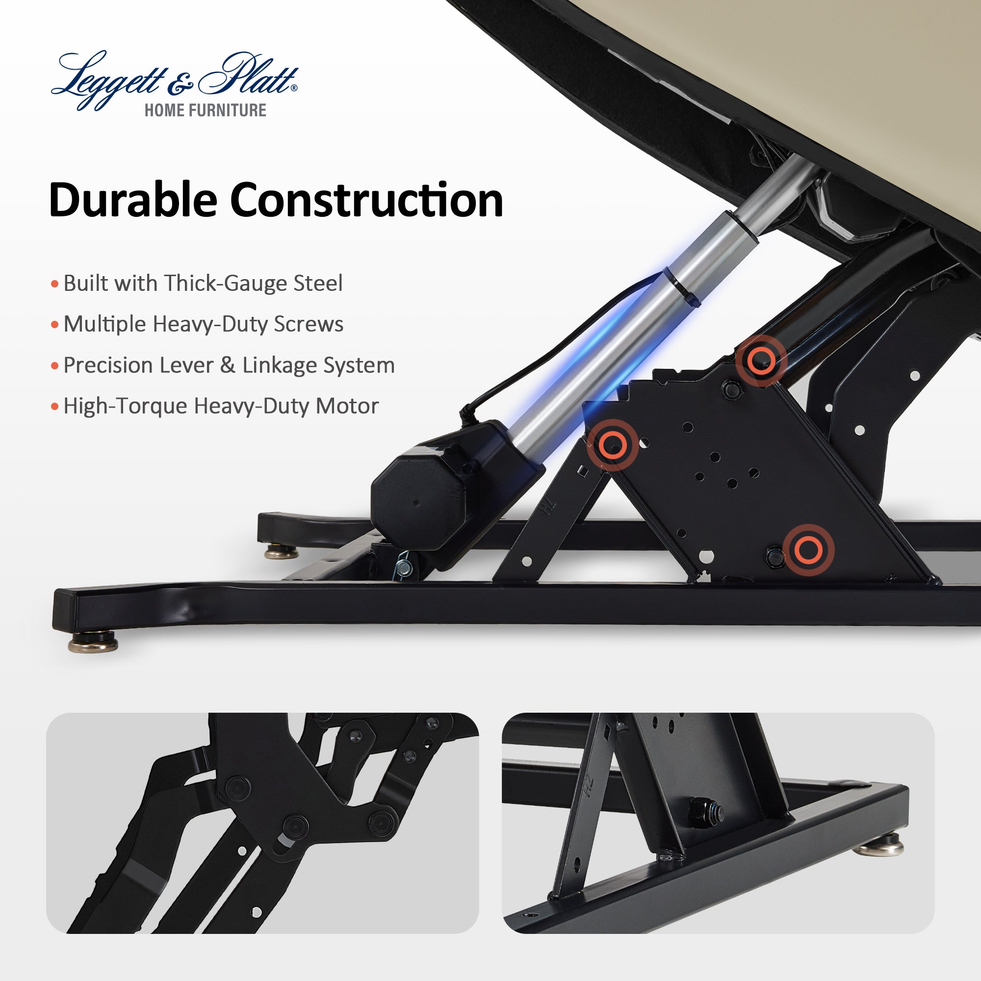 MCombo 500lbs Heavy Duty Lift Chair for Elderly, Extra Wide Dual Motor Power Lift Recliner with Hidden Cup Holders, USB Charging, Breathable Faux Leather R7777