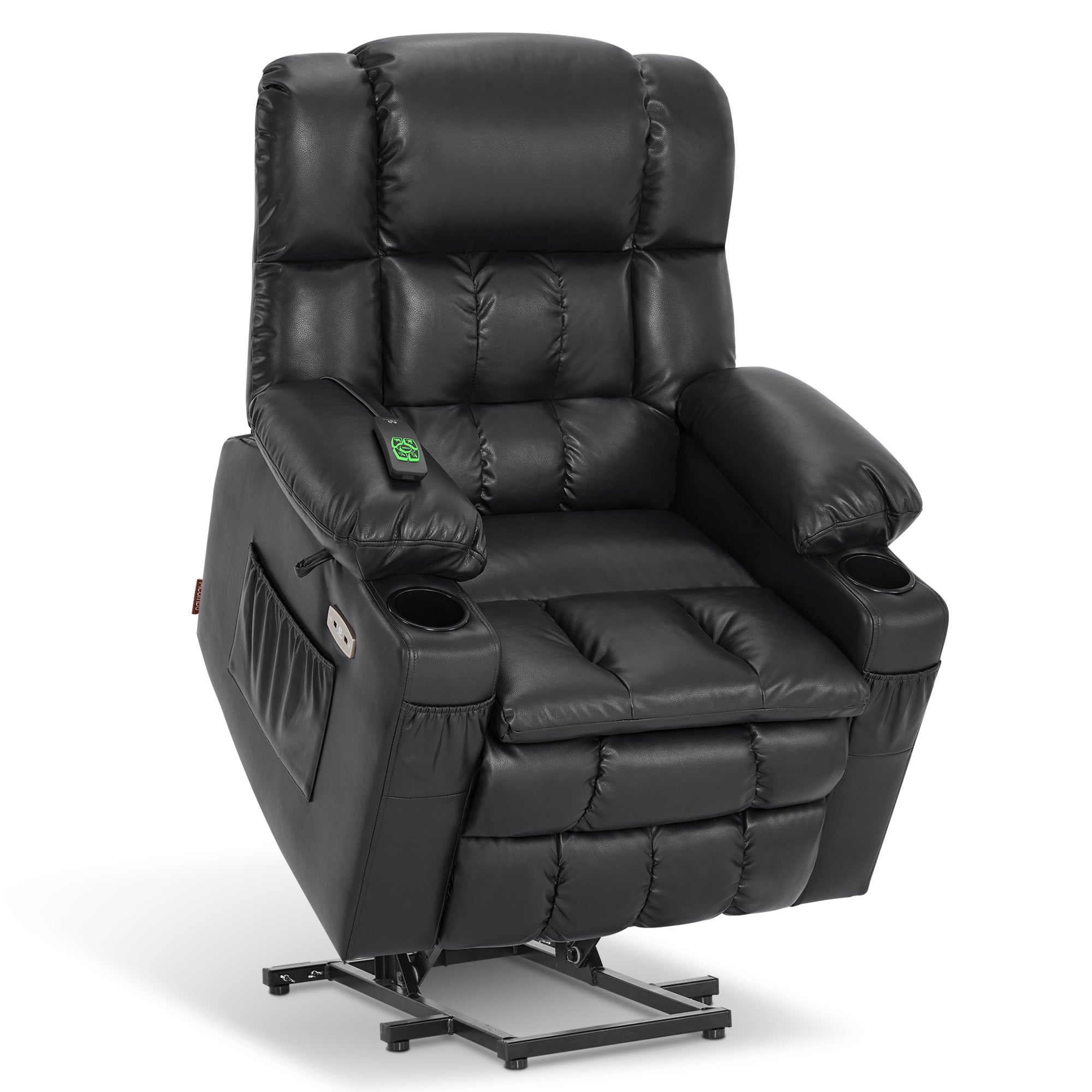 Power Lift Recliner Chair for Elderly, Dual Motor, Massage and Heat, Faux Leather 7890|7893|7896|R7891|R7897|R7894