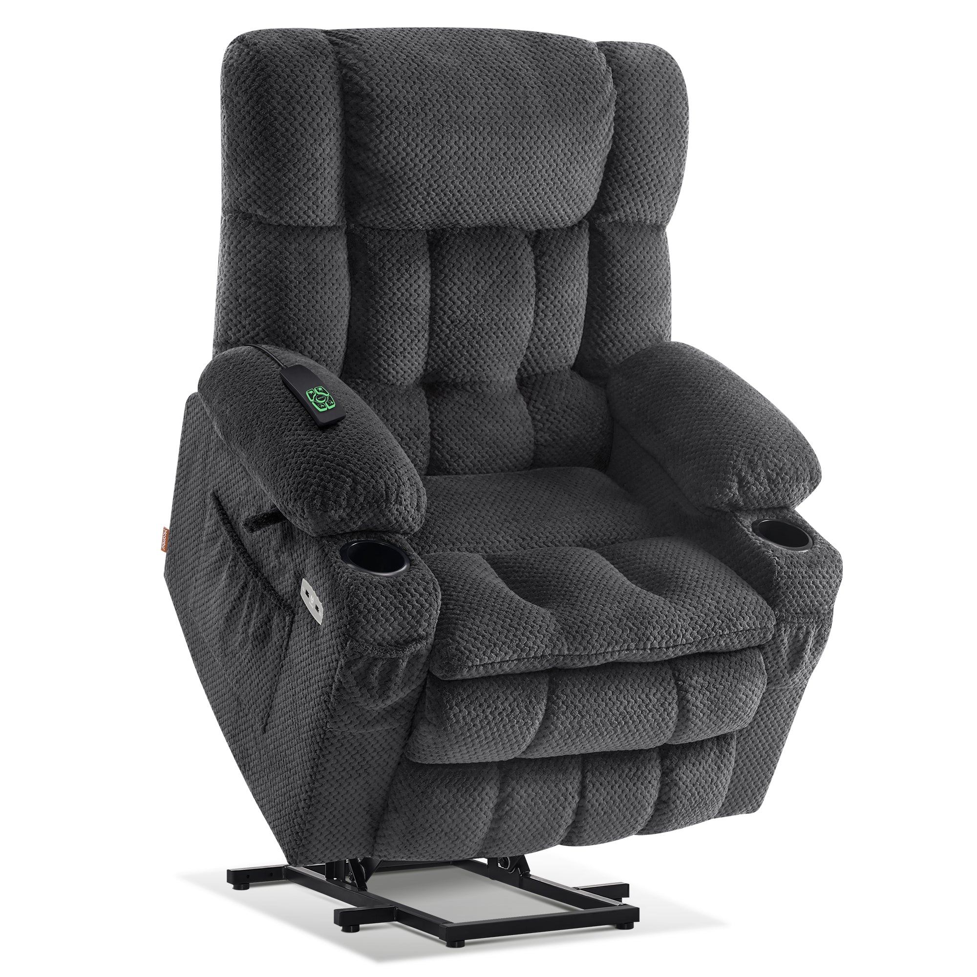 Power Lift Recliner Chair for Elderly, Dual Motor, Massage and Heat, Fabric 7890|7893|7896|R7897|R7891|R7894