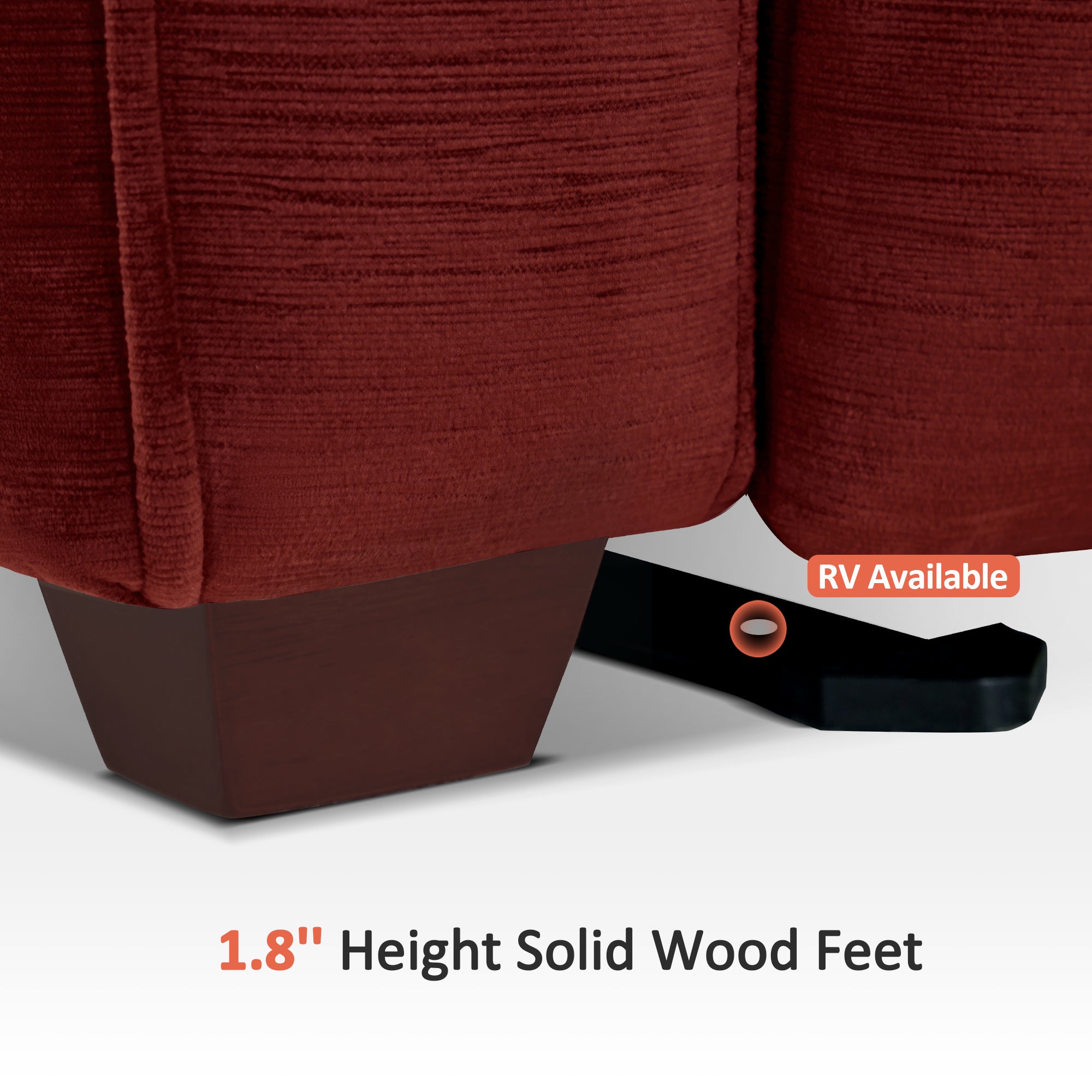 61.6'' Wall Hugger Power Loveseat Recliner Sofa with Adjustable Headrest and USB A & C Charge Ports for Living Room, RVs, Small Spaces, Fabric, ST258M1 | ST258M2 |ST258M3