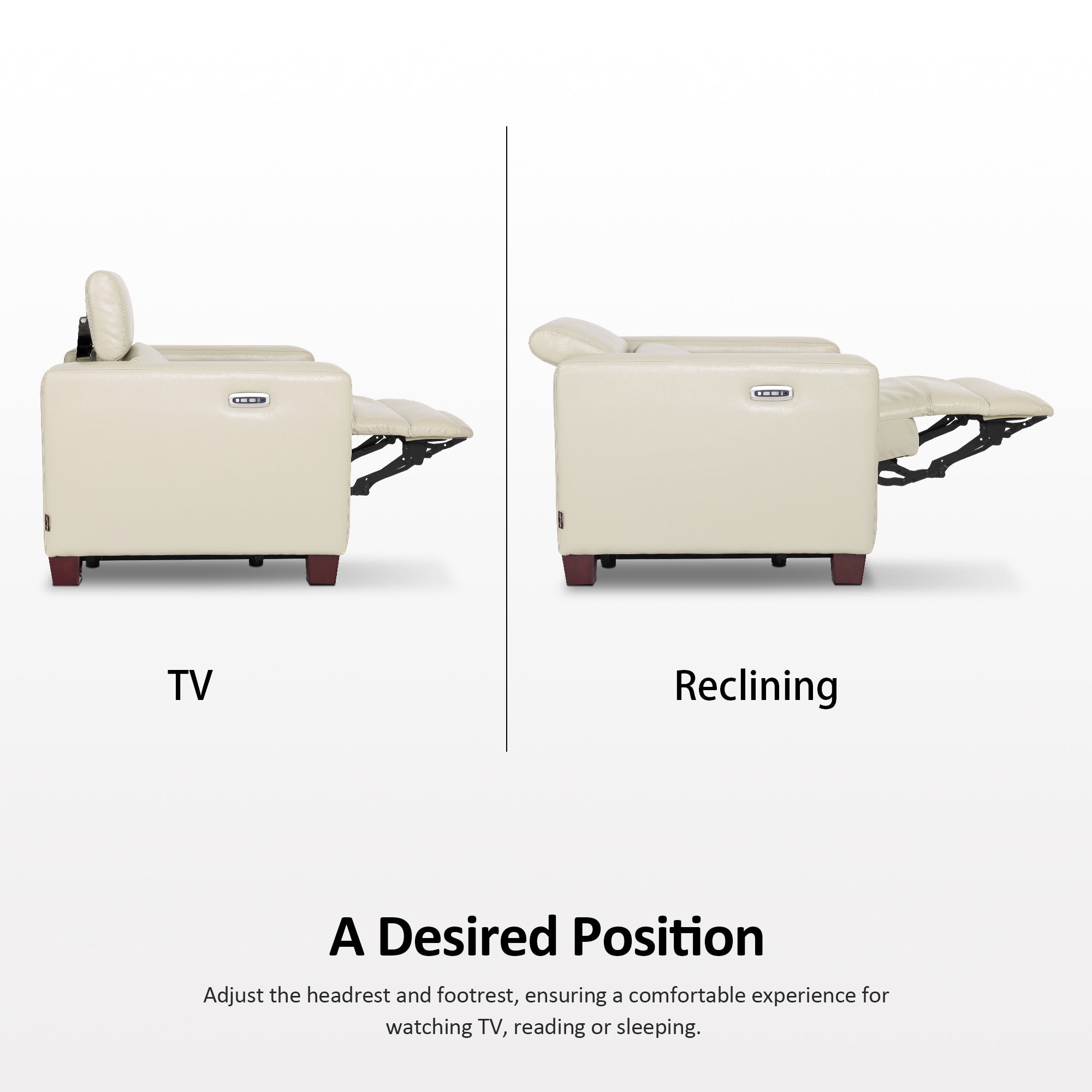 High Leg Power Recliner Chair, HL128