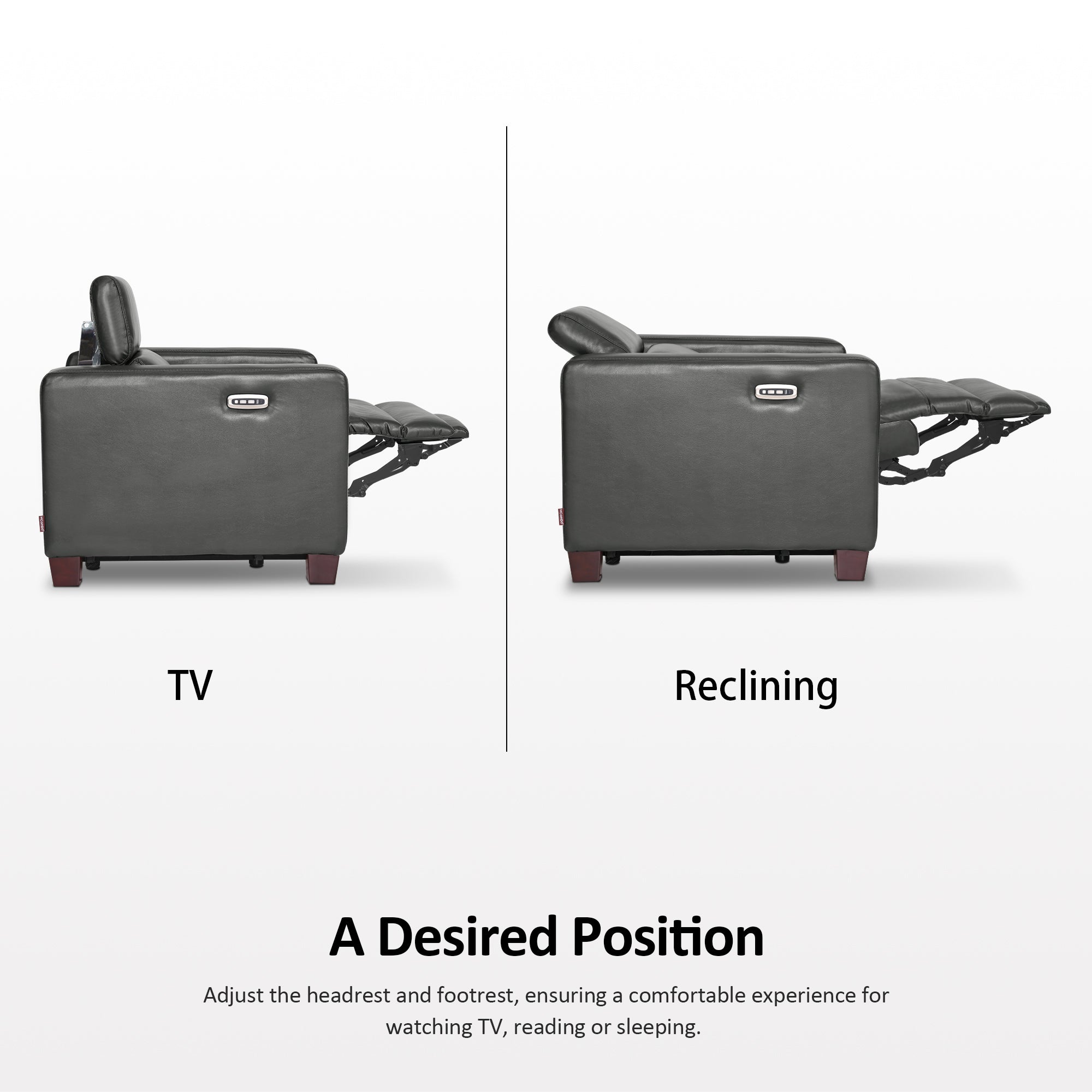 High Leg Power Recliner Chair, HL128
